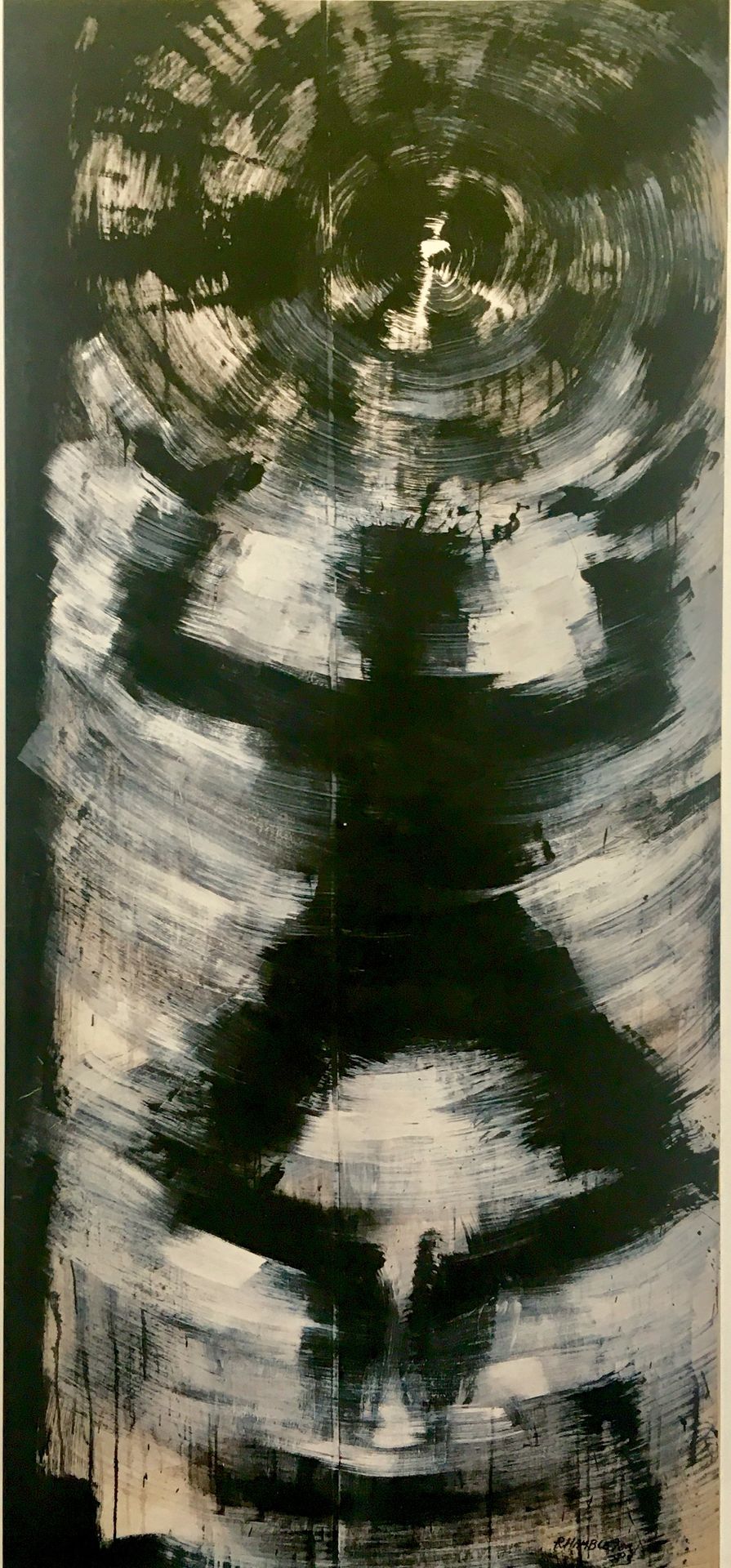 Jumping Shadowman, 1983 by Richard Hambleton
