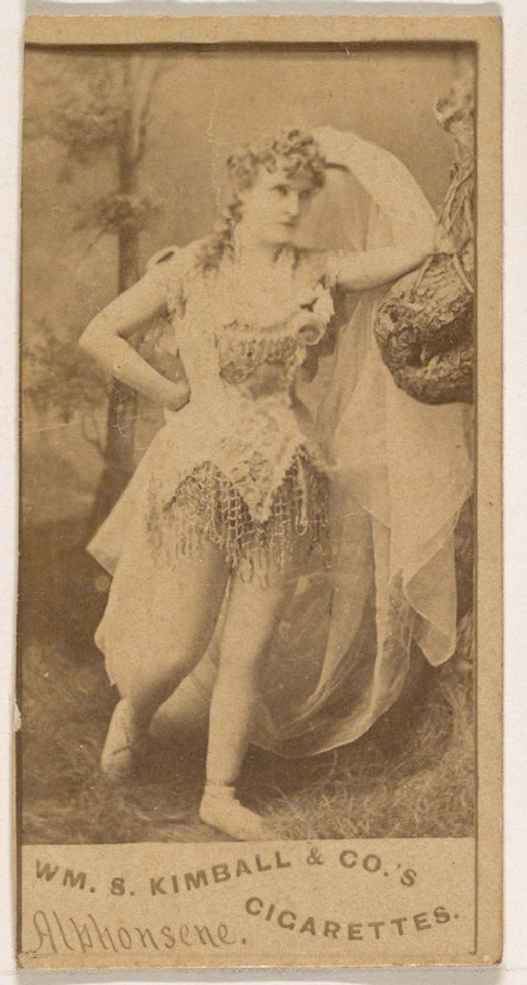 Lady Alphonsene, from the Actresses series (N203) issued by Wm. S. Kimball & Co. by William S. Kimball & Company