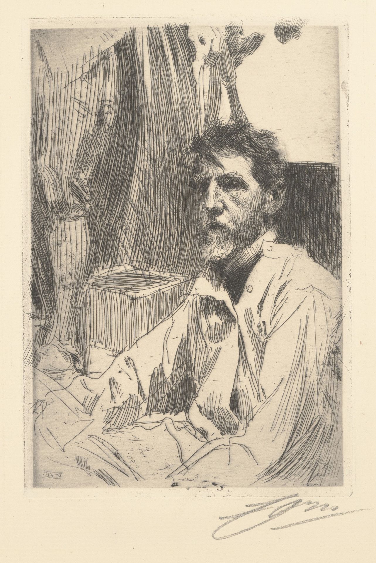 Augustus Saint Gaudens by Anders Zorn