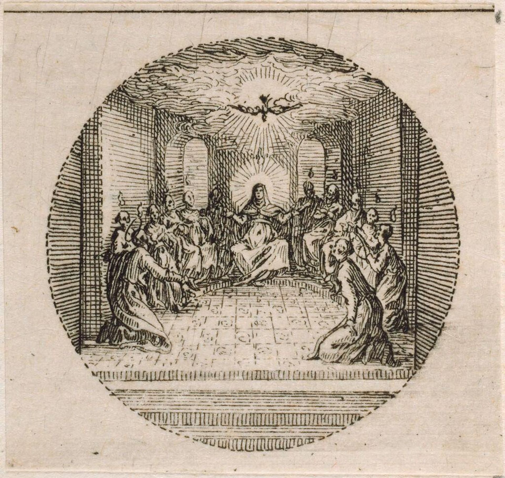 Pentecost by Jacques Callot