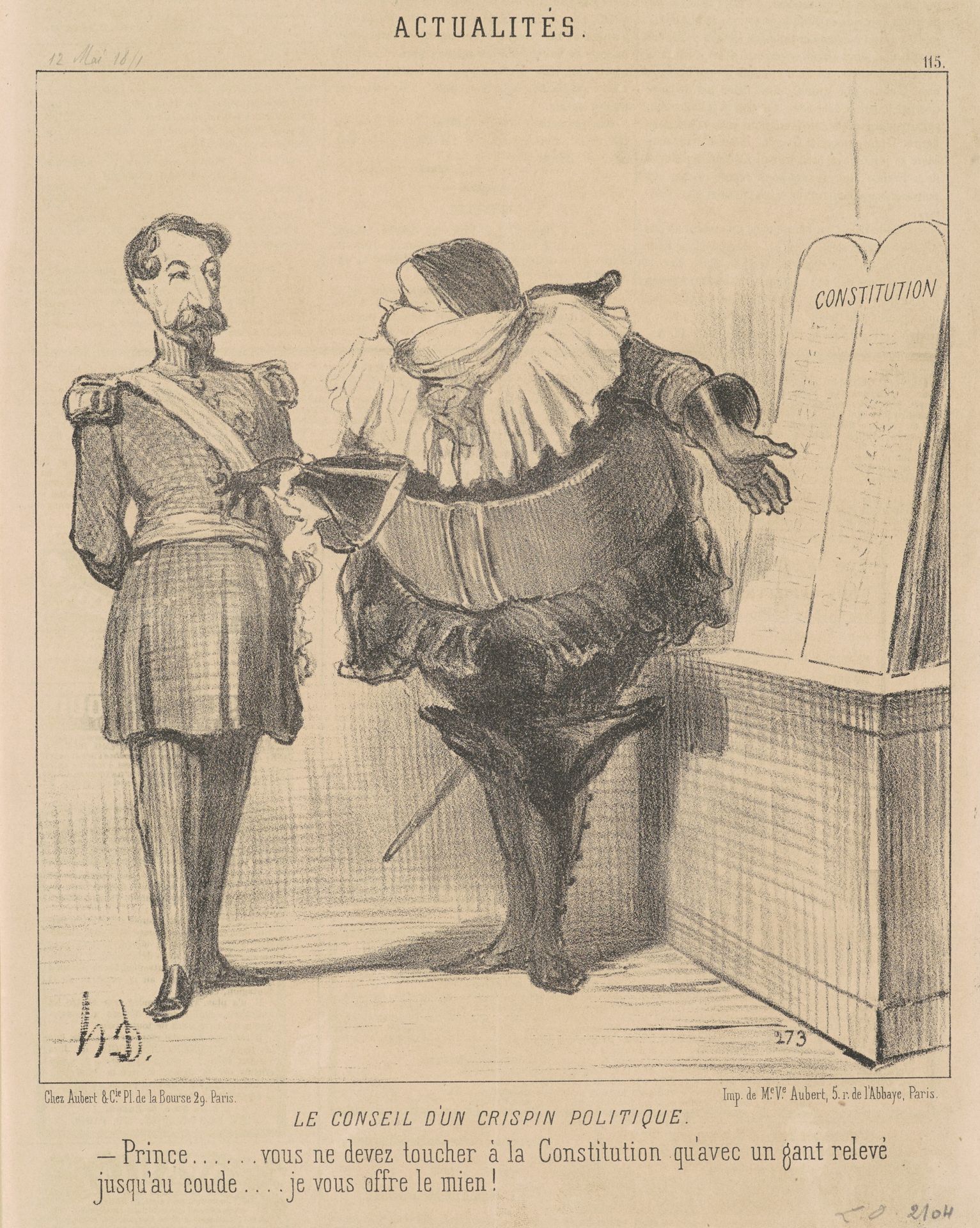 Les fricoteurs politiques by Honoré Daumier