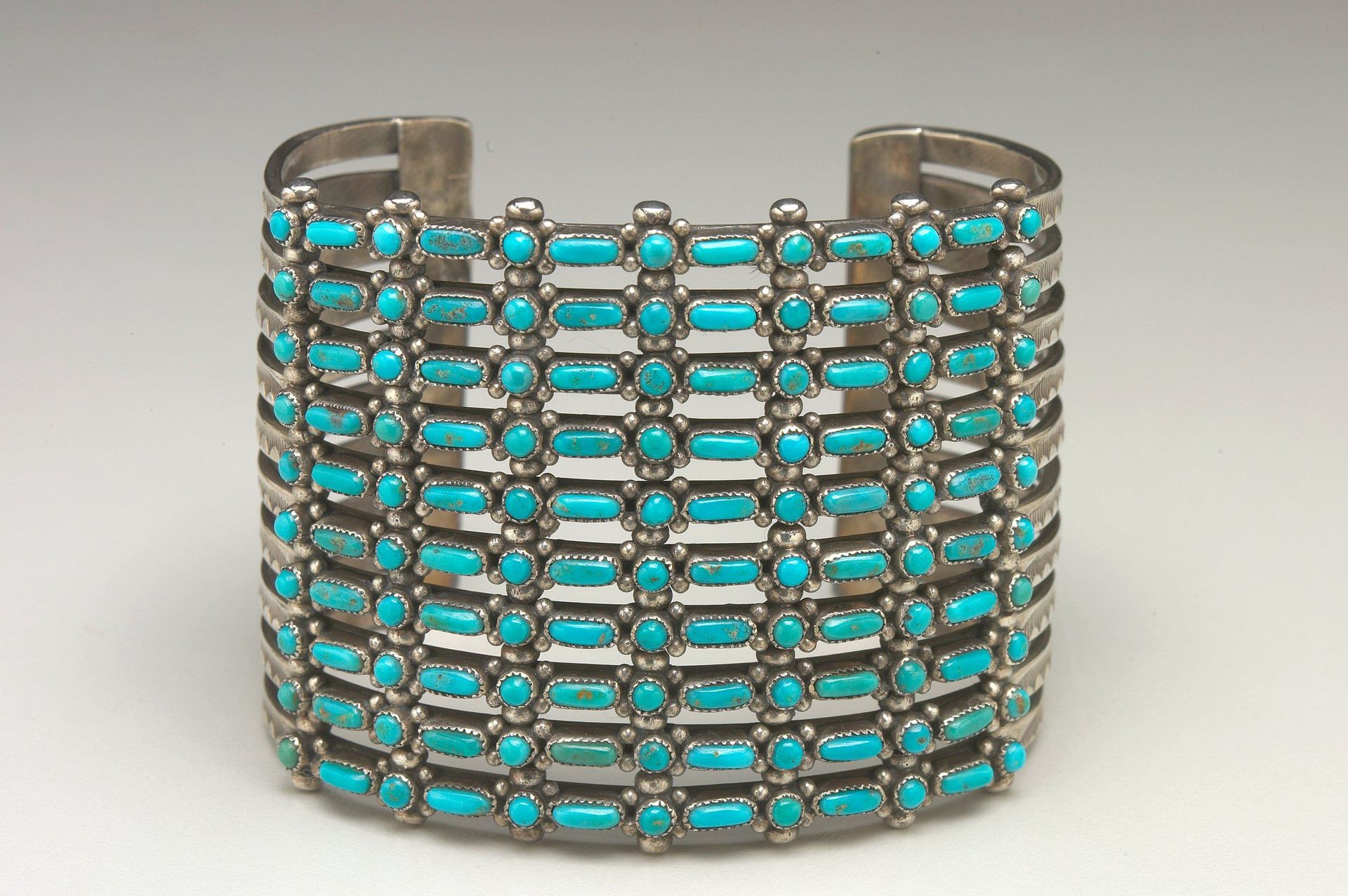 Bracelet by A'shiwi (Zuni)
