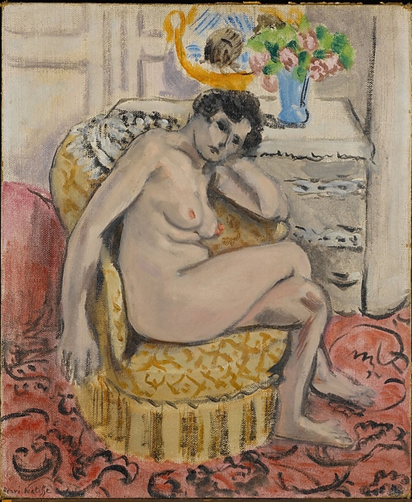 Nude in An Armchair (Nu Au Fauteuil) by Henri Matisse