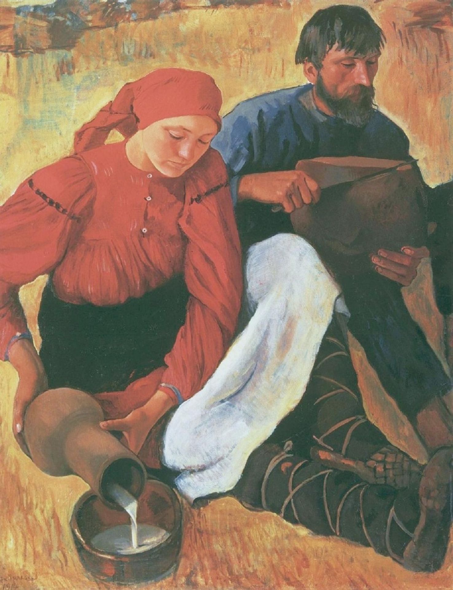 Peasants by Zinaida Serebriakova