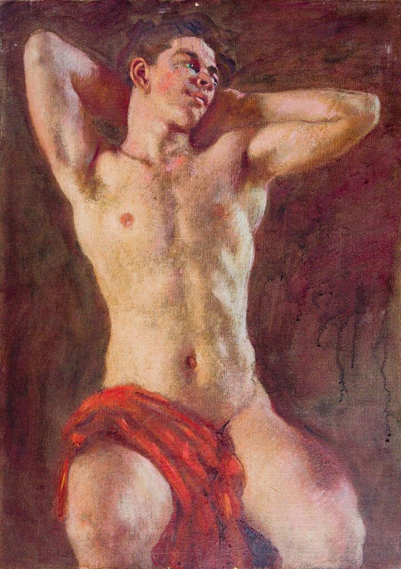 Portrait of a Seated Young Man by Denman Waldo Ross