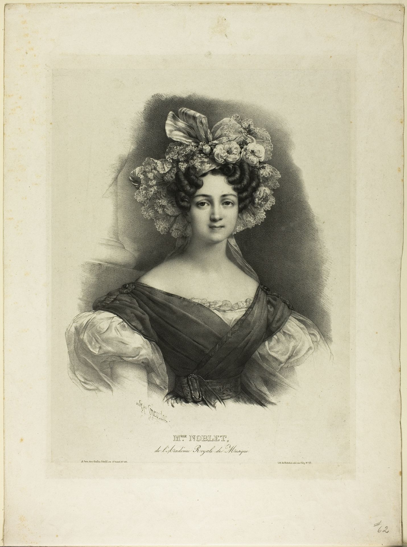Mlle. Noblet by Henri Grevedon
