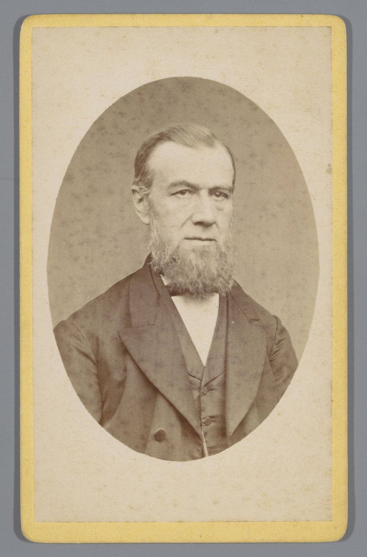 Portret van een onbekende man met baard by Benjamin van der Heide