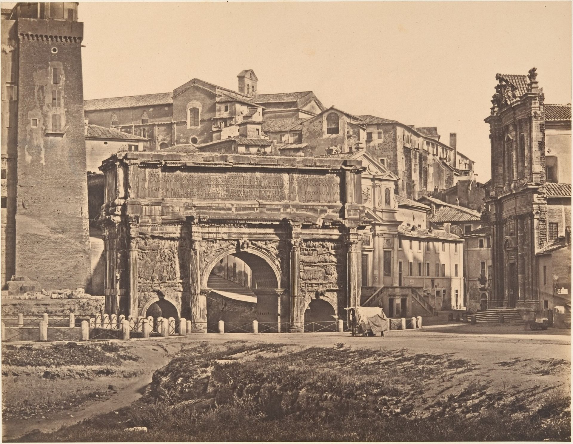Arco di Settimio Severo by Eugène Constant