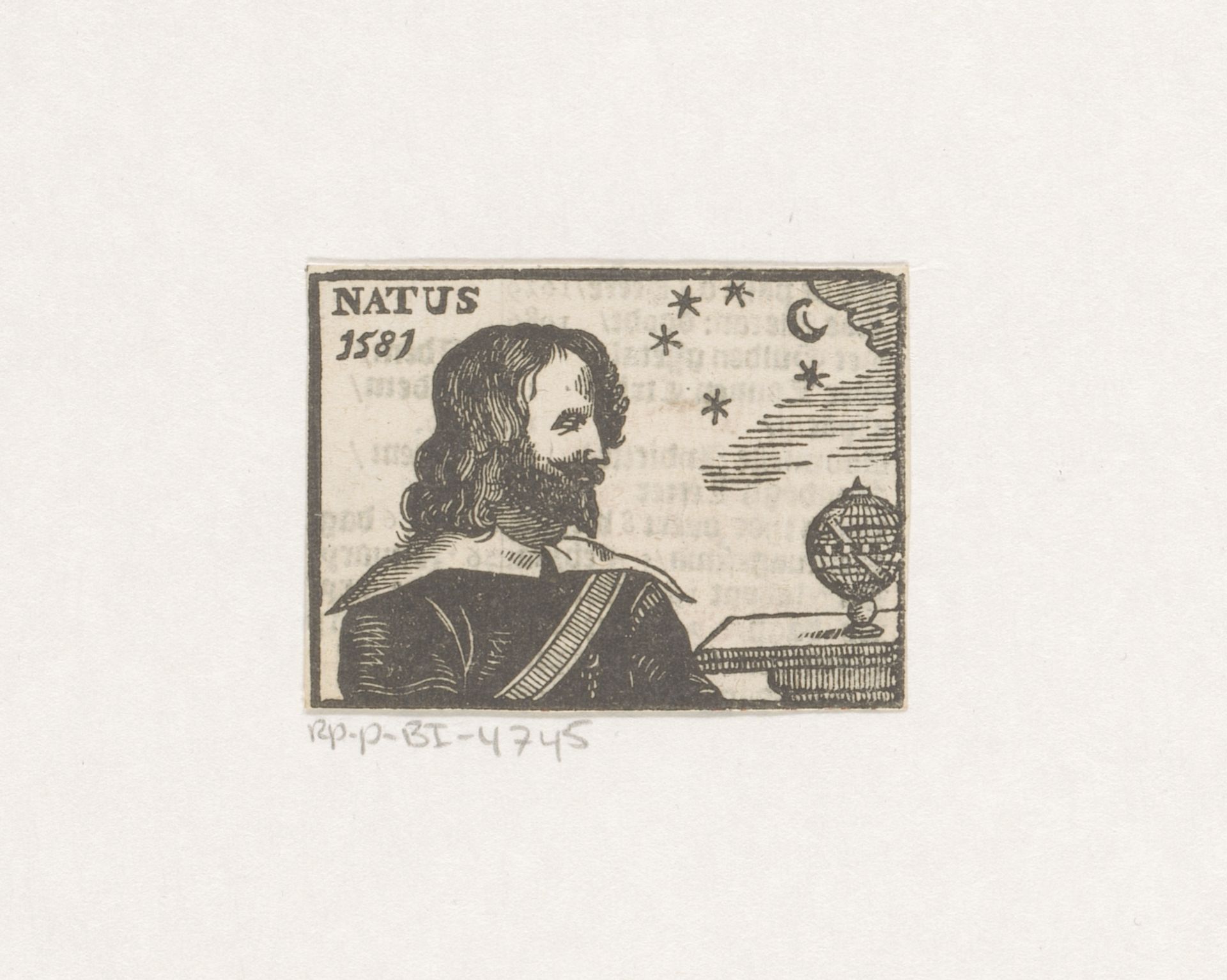 Portret van een astronoom by Anonymous