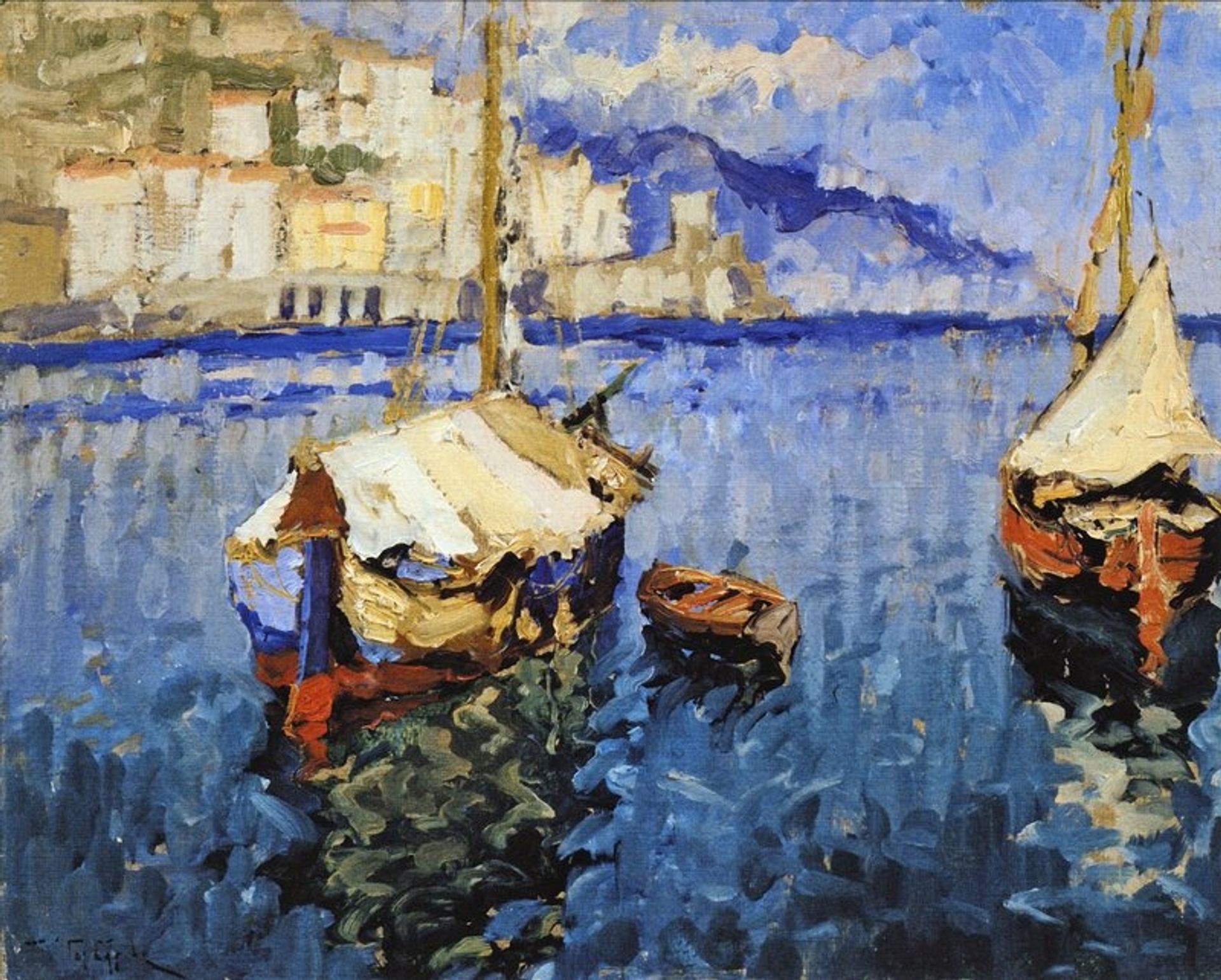 Fishing Boats by Konstantin Gorbatov