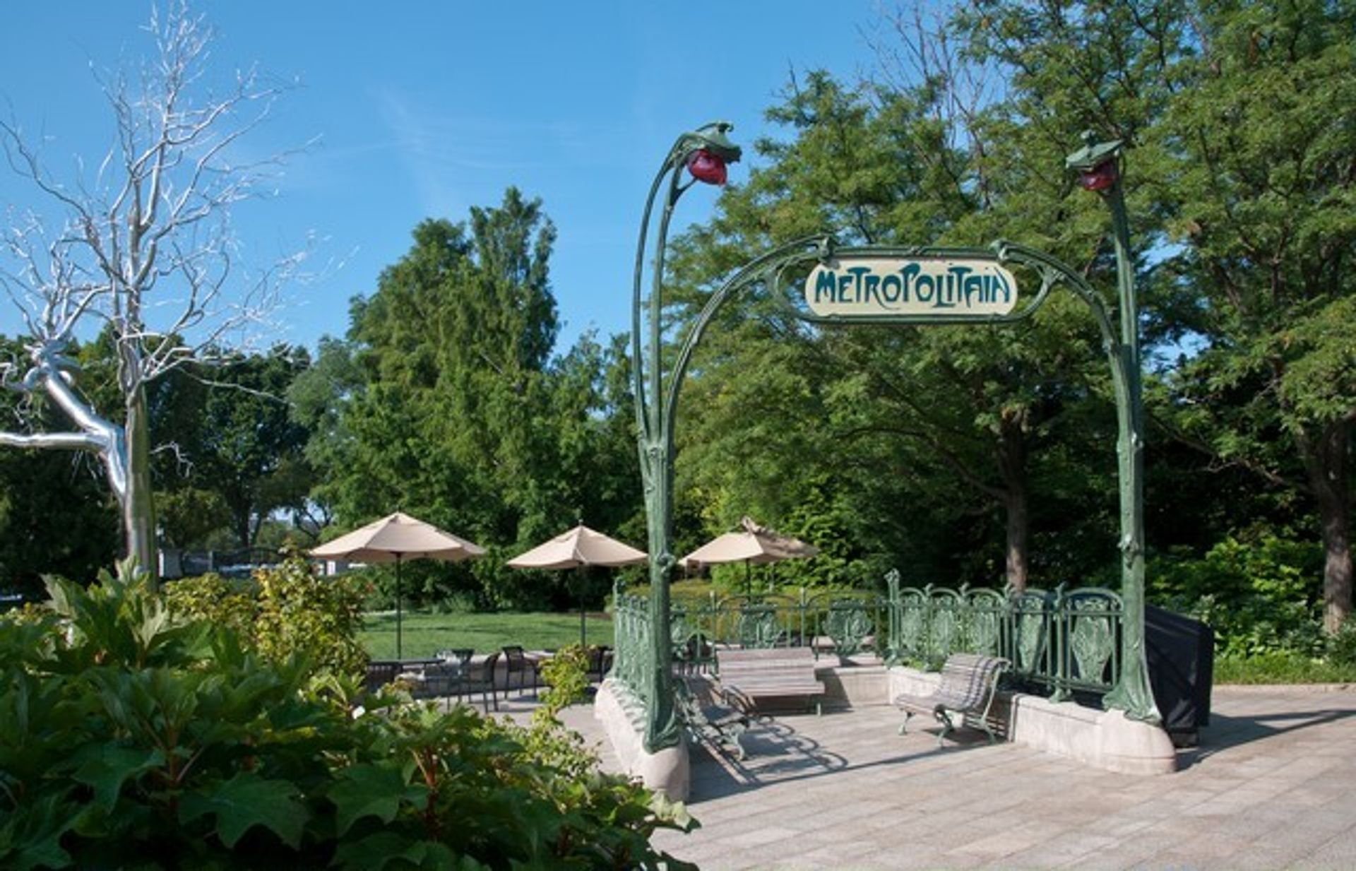 An Entrance to the Paris Métropolitain by Hector Guimard