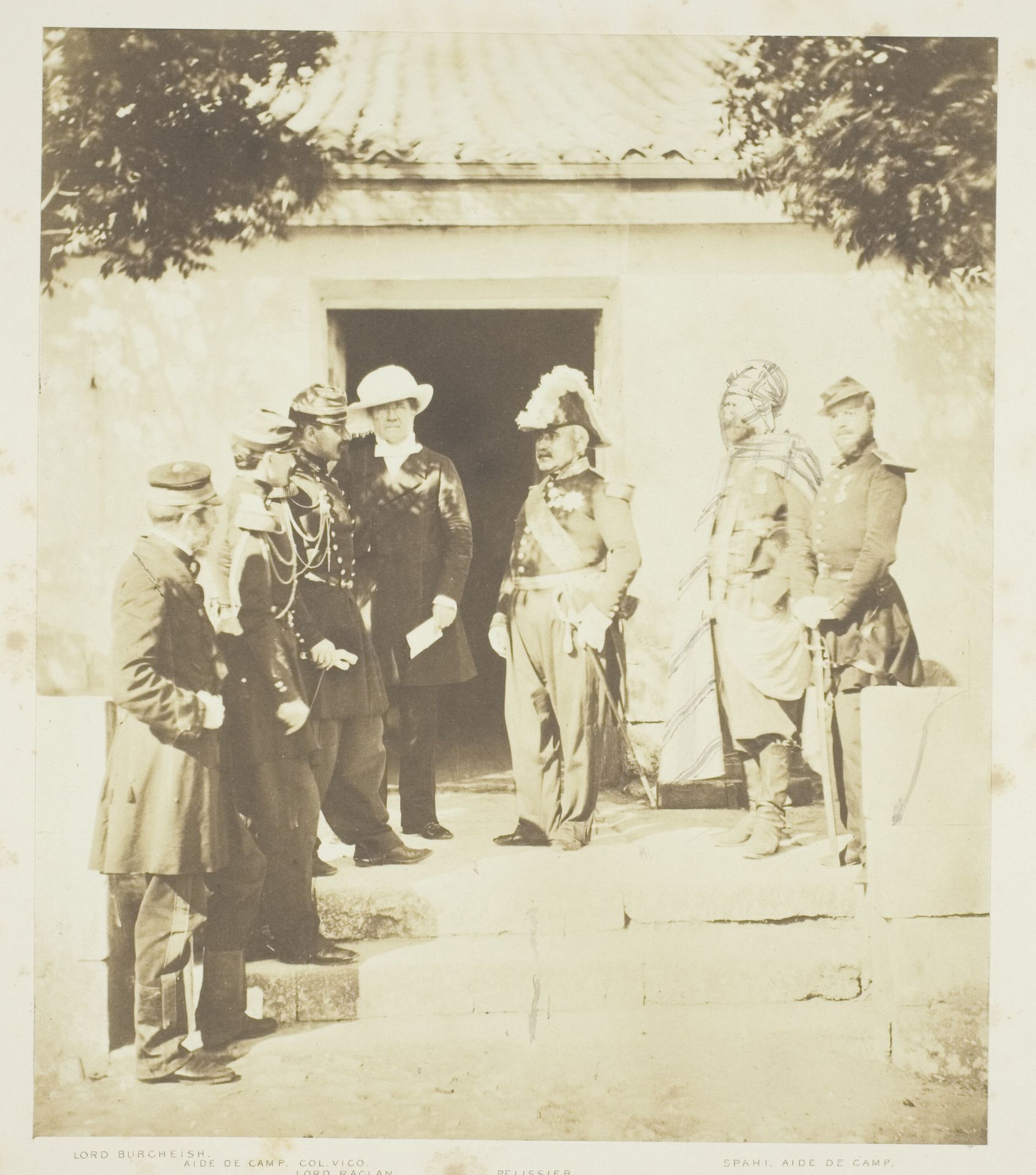 Group at Head Quarters by Roger Fenton