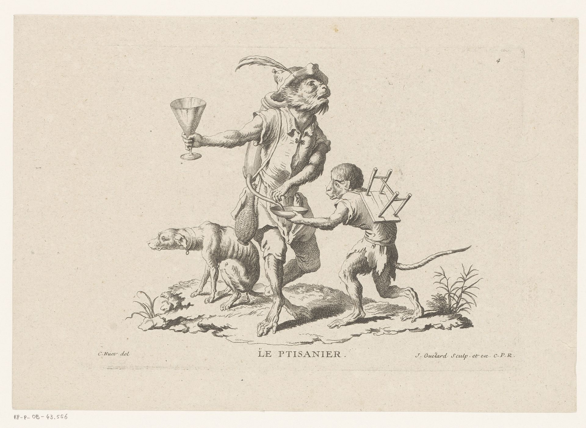 Verkoper van kruidendrank by Jean Baptiste Guélard