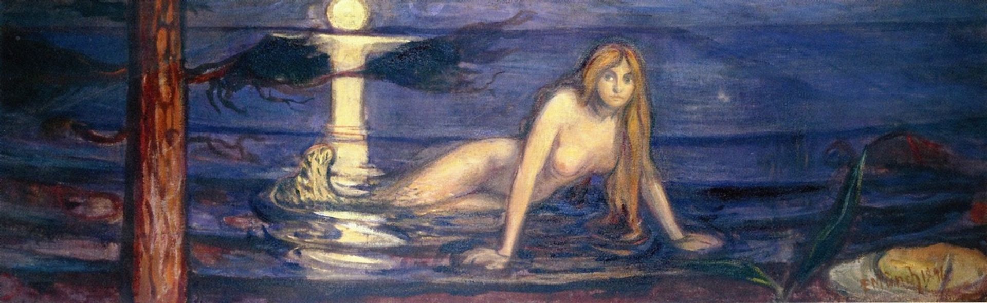 The Lady from the sea by Edvard Munch