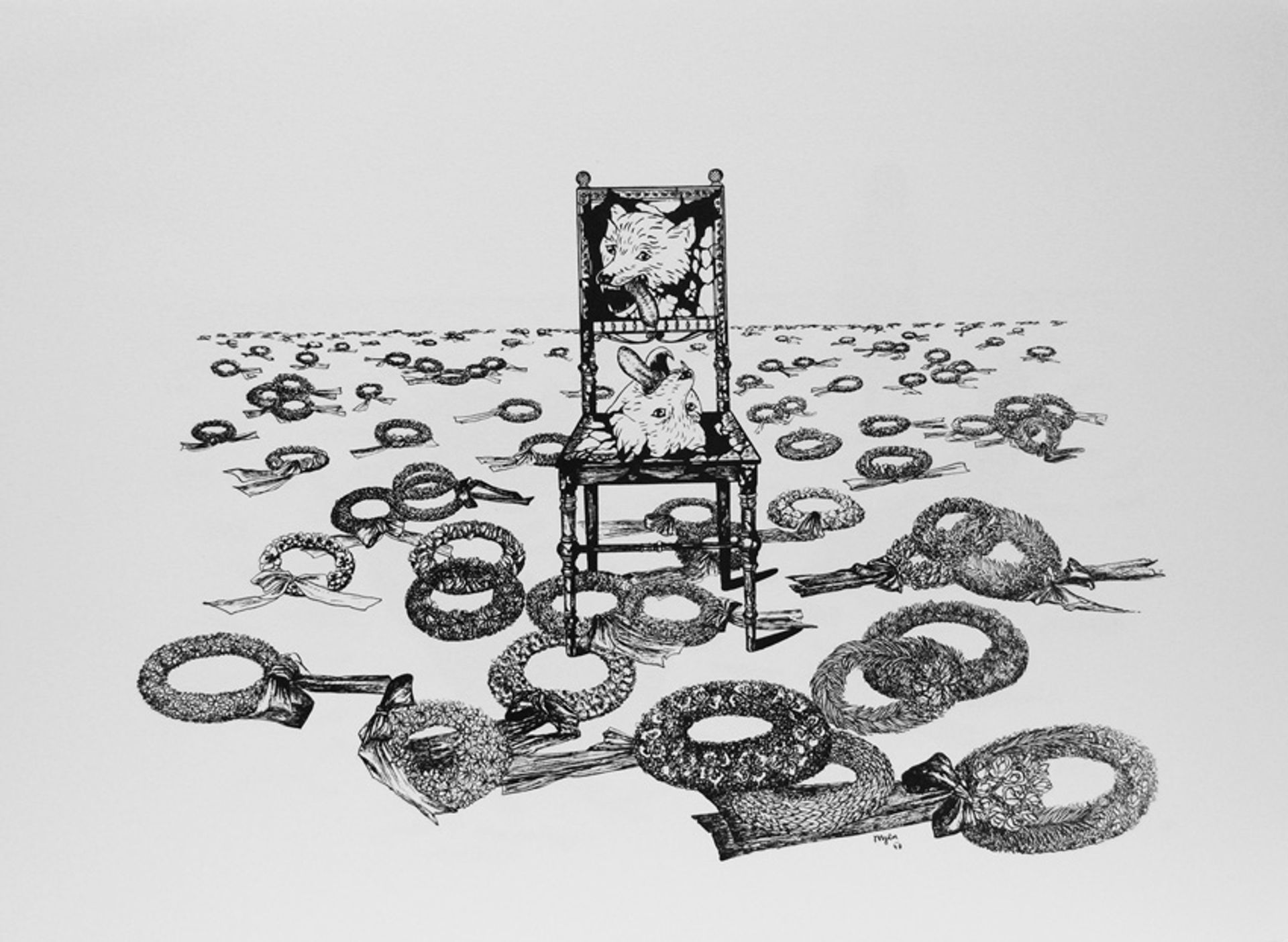 the Shooting Gallery X by Toyen