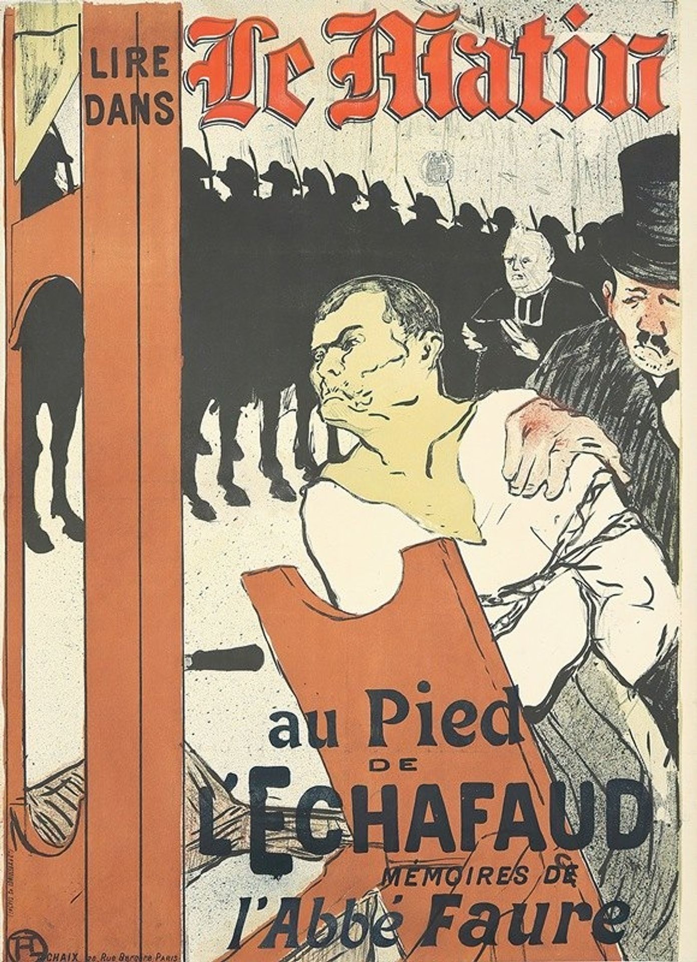 Le Matin, Au Pied de l’Echafaud by Henri de Toulouse-Lautrec