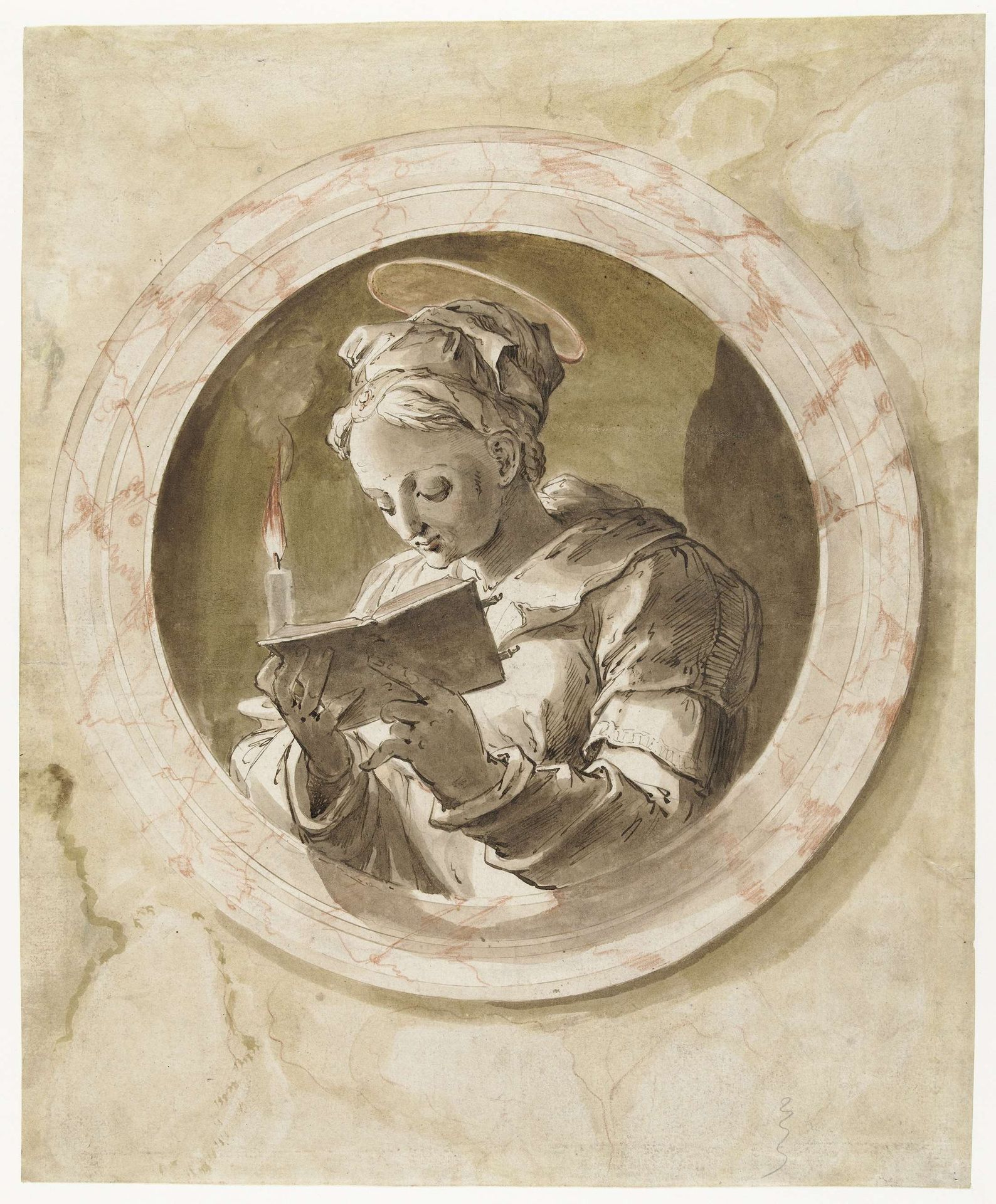 Maria Magdalena of de heilige Agatha by Joos van Winghe