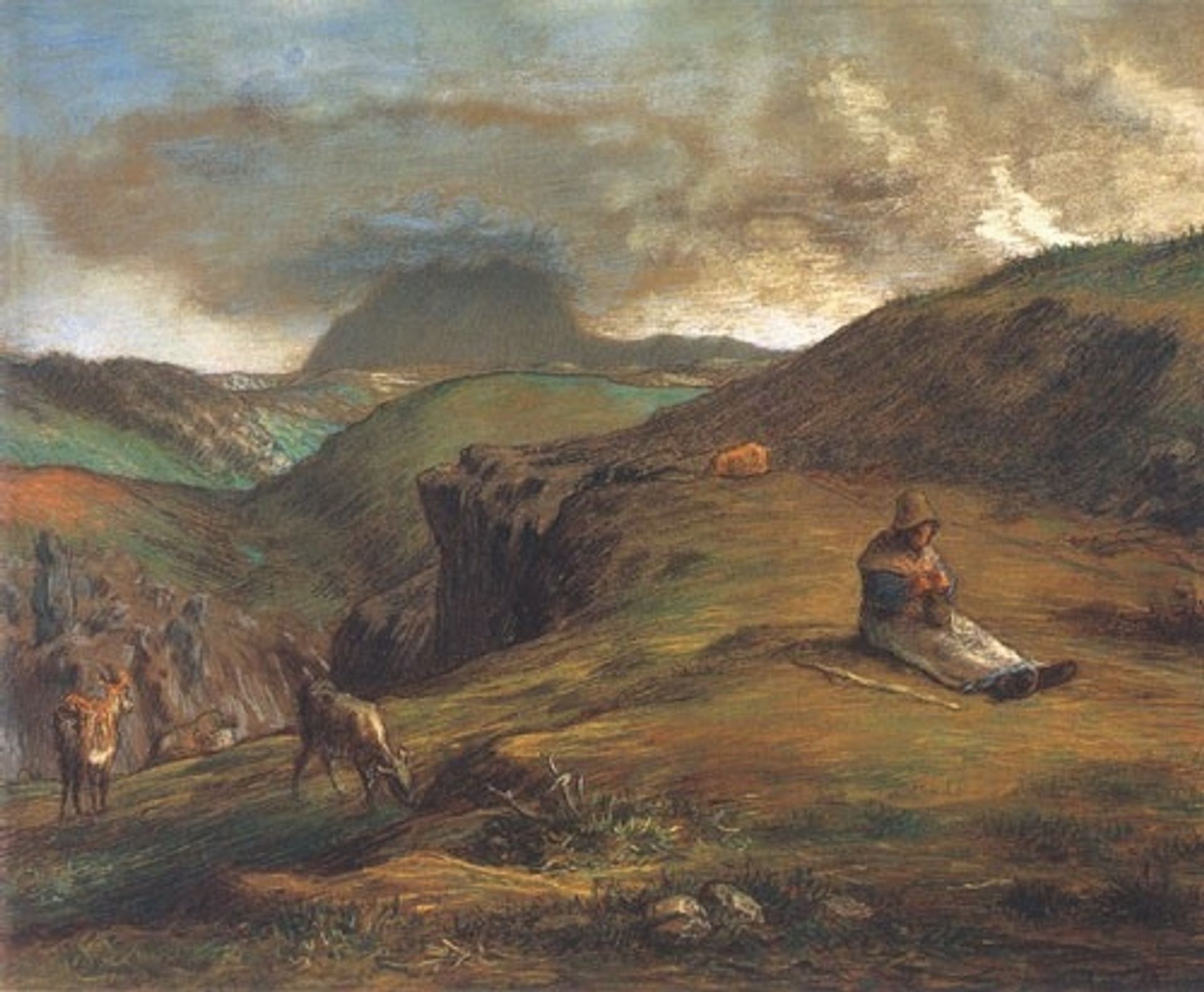 Puy de Dôme by Jean-François Millet