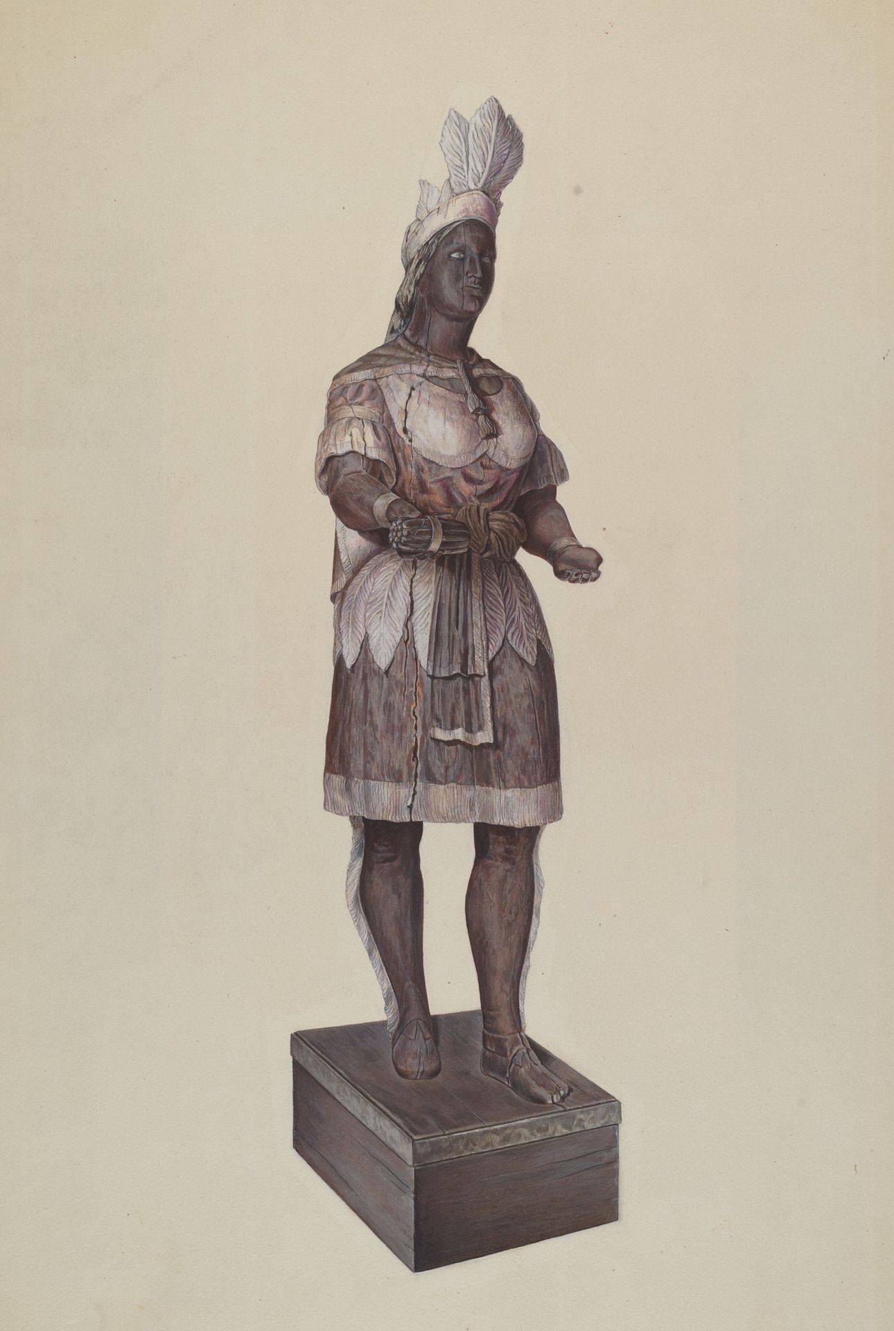 Cigar Store Indian by Dorothy Handy