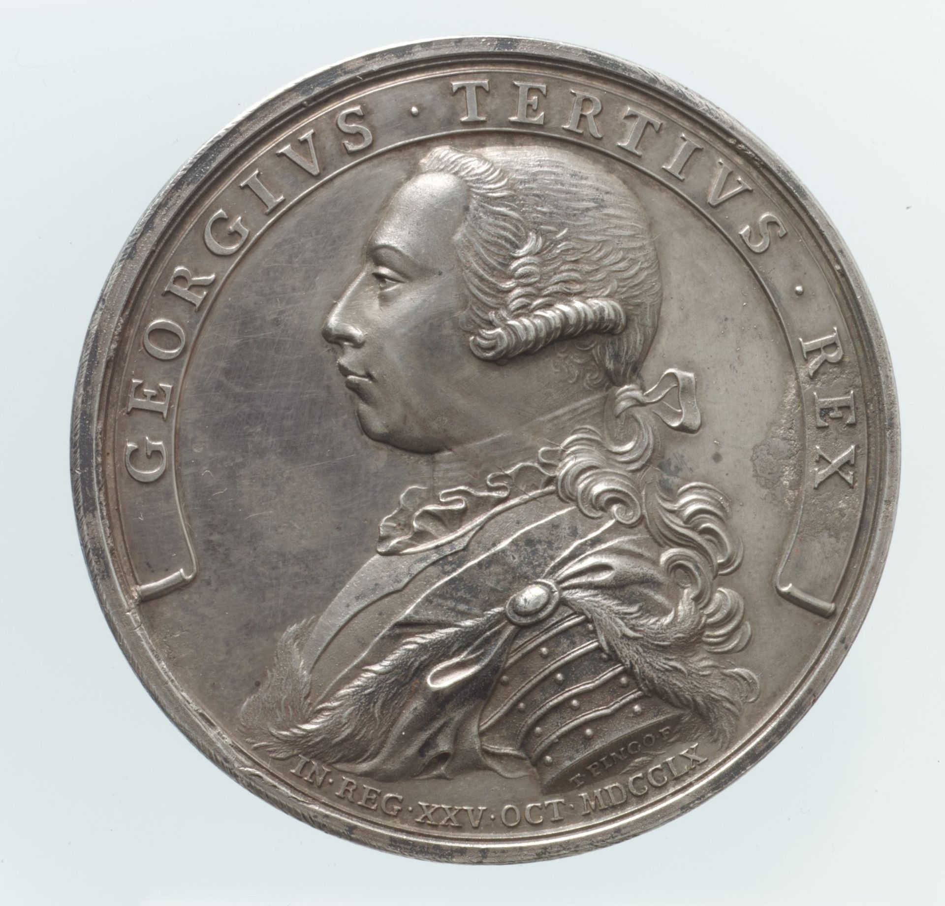 Accession of King George III by Thomas Pingo