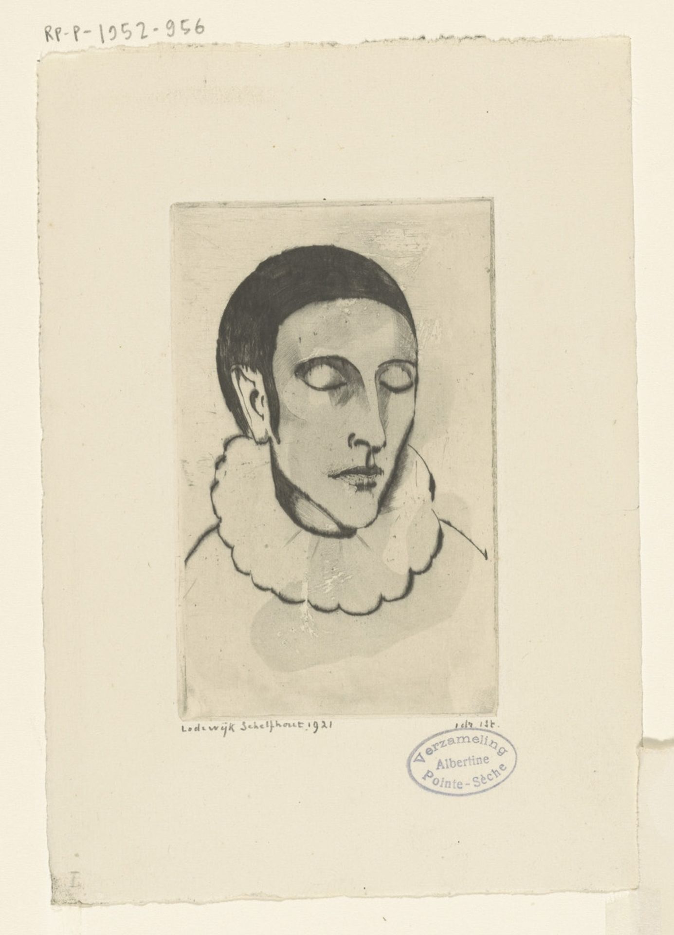 Pierrot III by Lodewijk Schelfhout