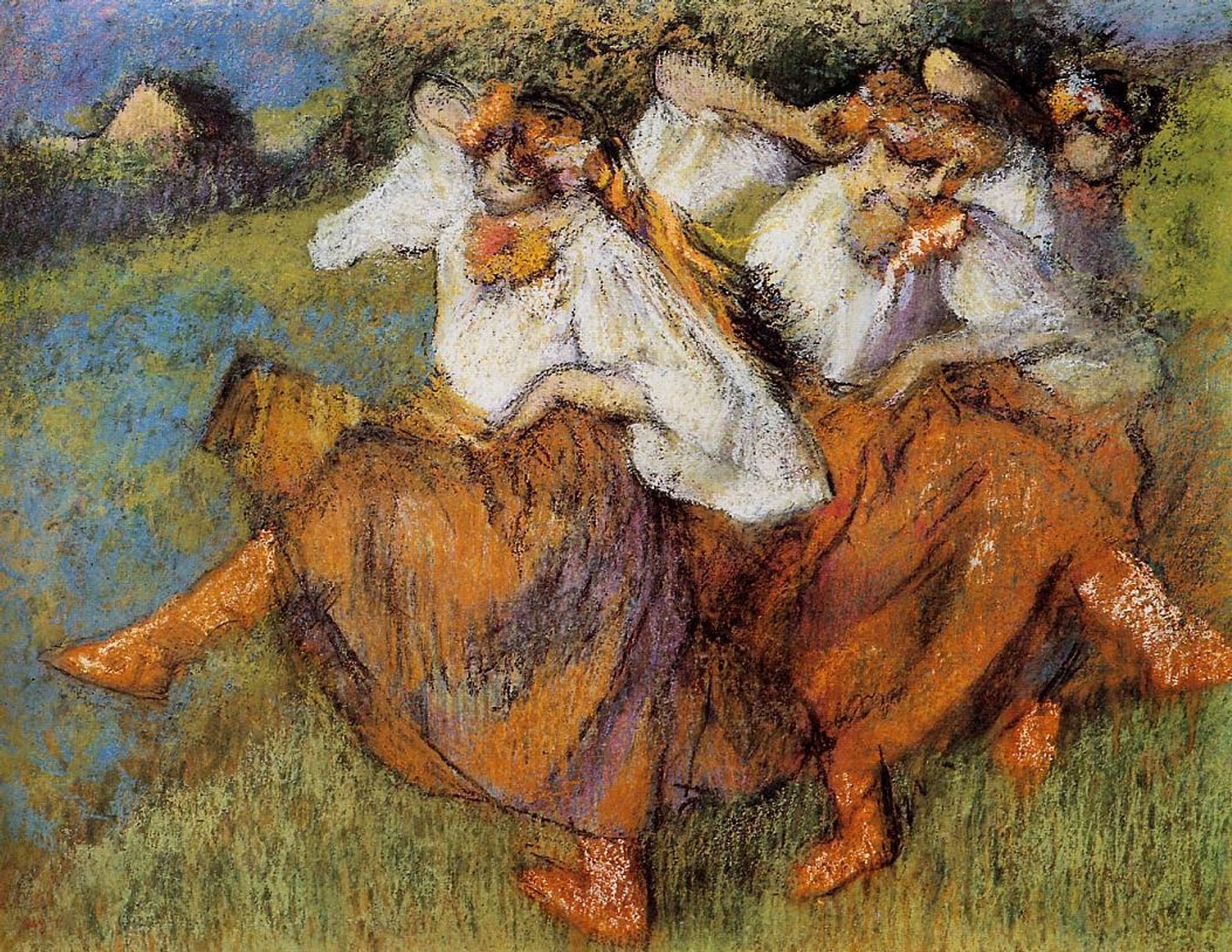 Ukrainian Dancers by Edgar Degas