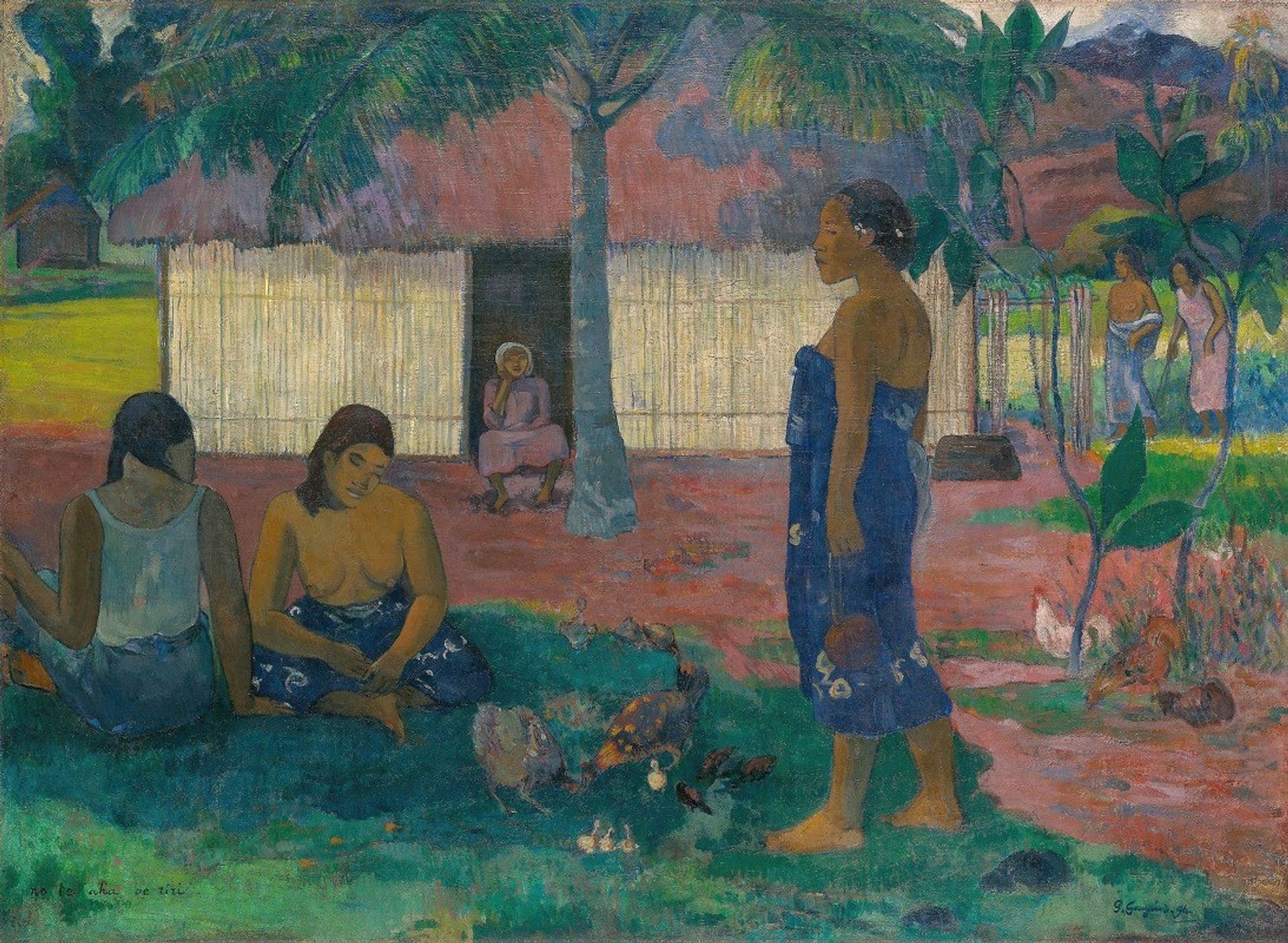 No te aha oe riri by Paul Gauguin