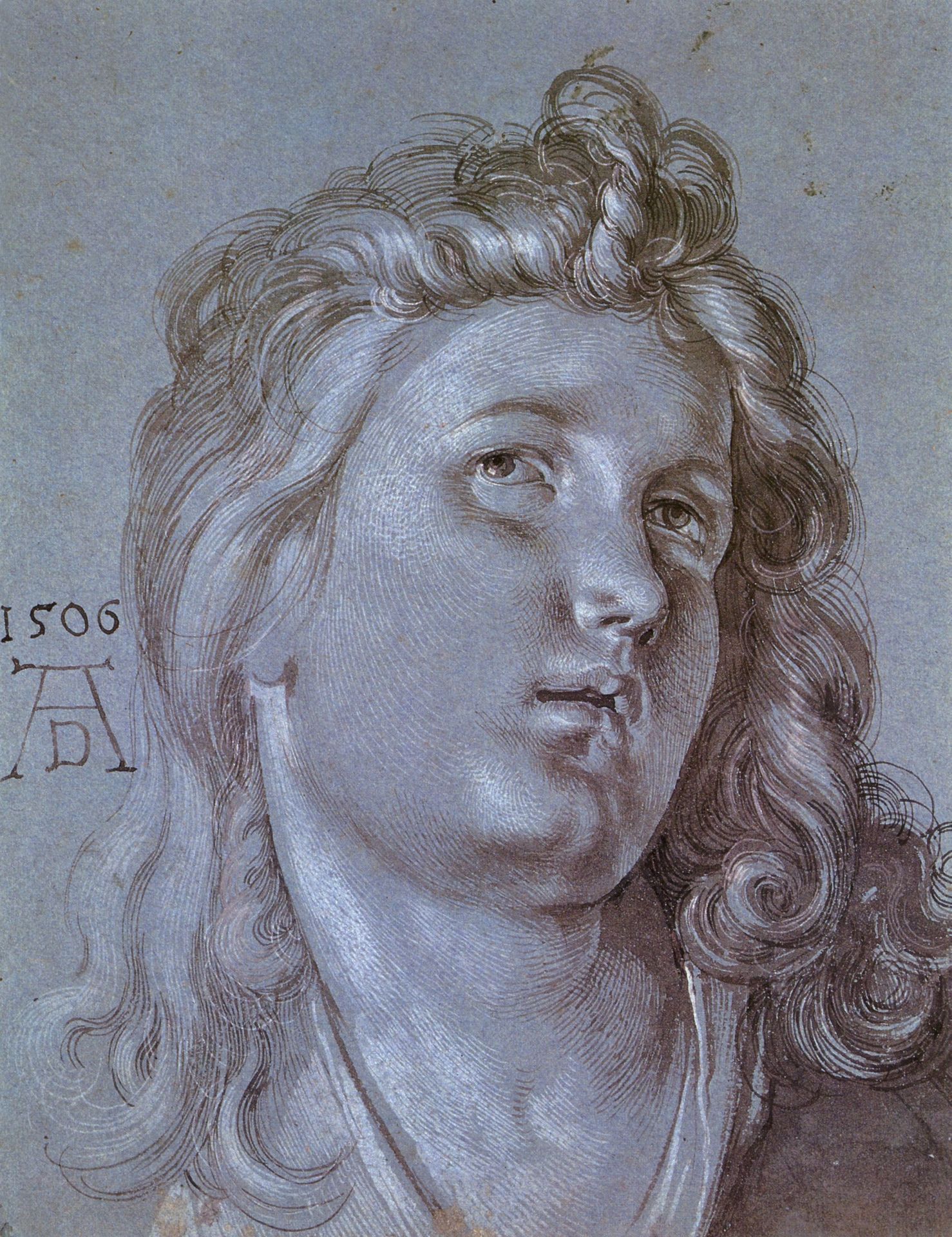 Head of an Angel by Albrecht Durer
