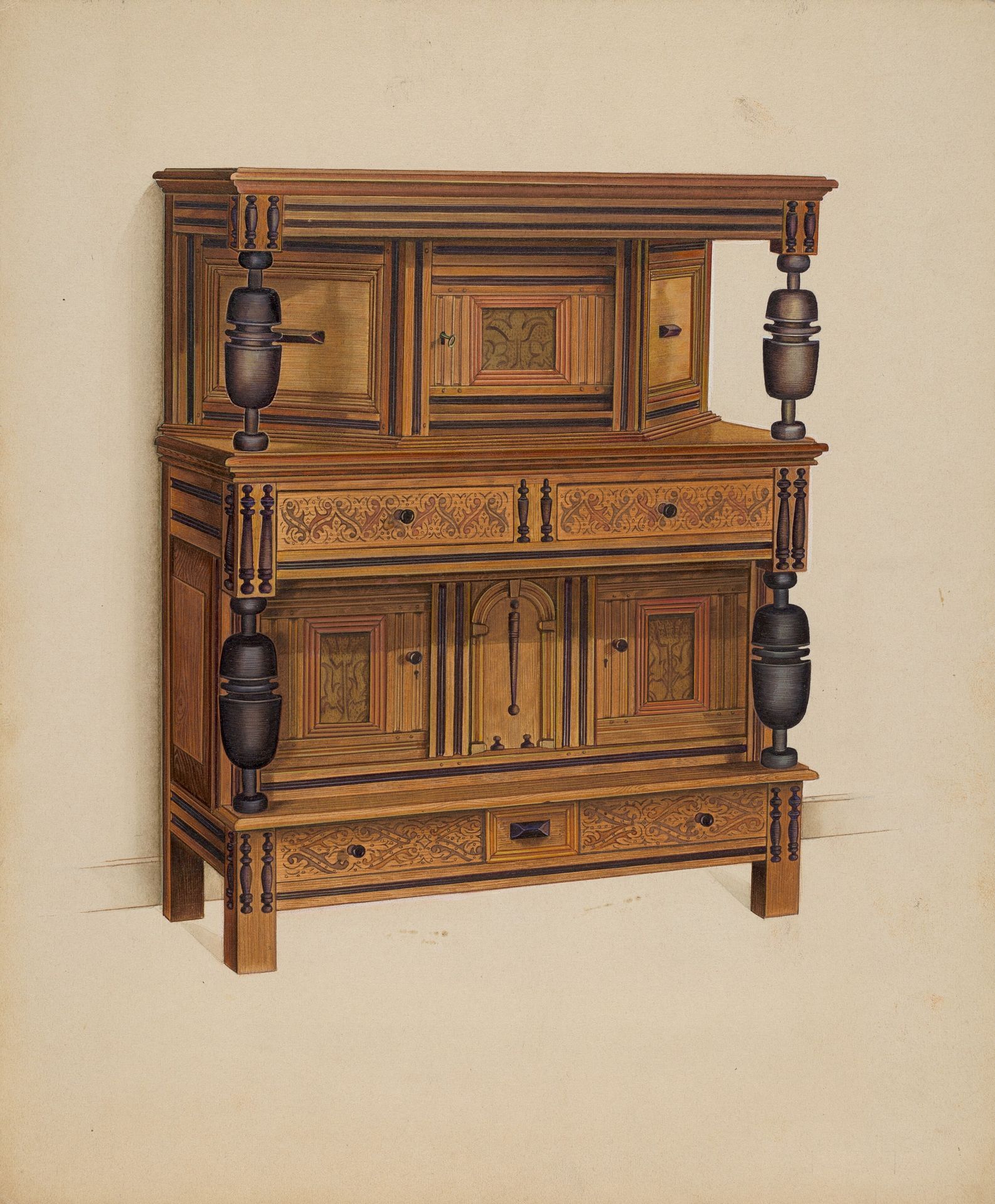Press Cupboard by Anne Ger
