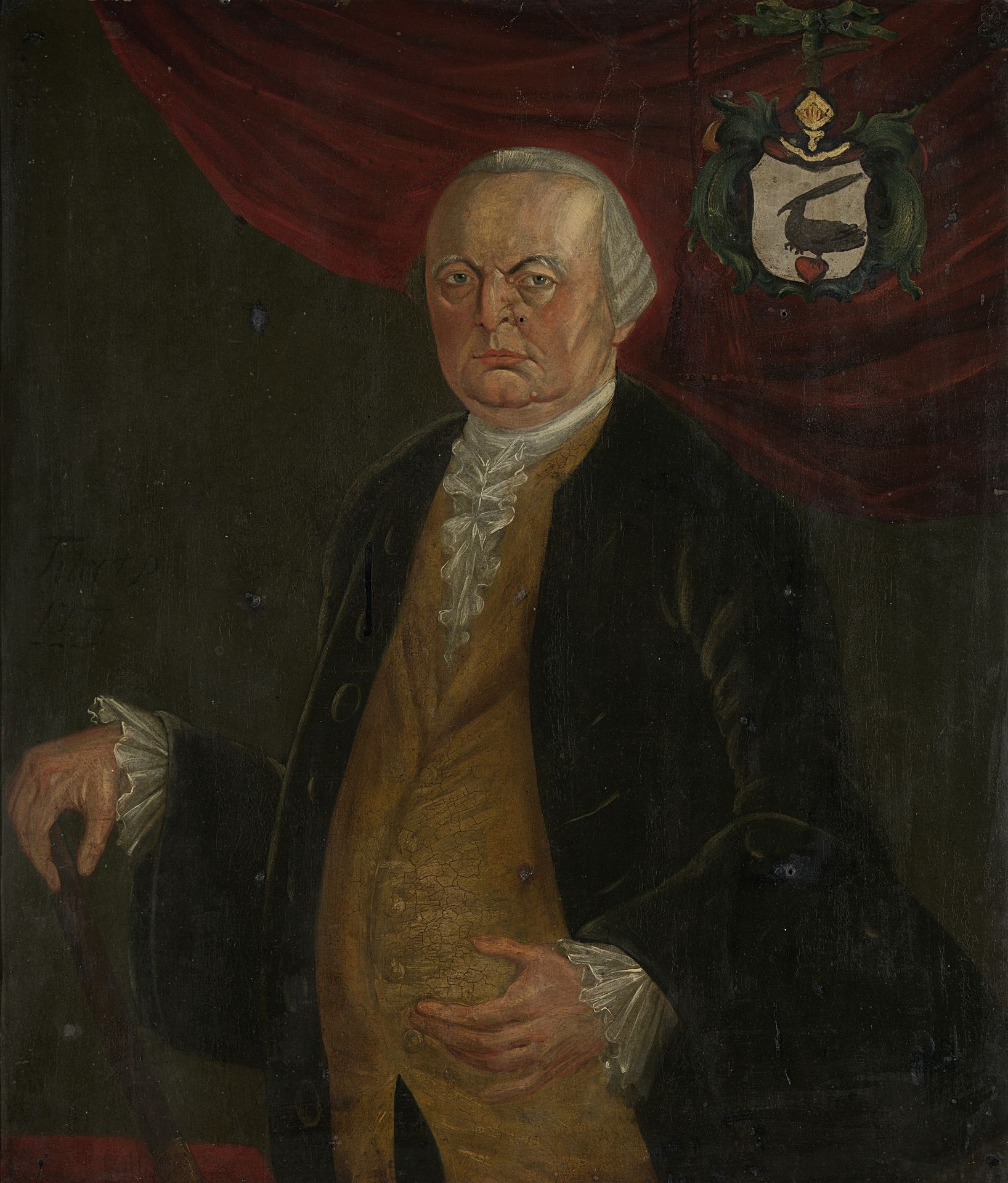 Portrait of Reinier de Klerk, Governor-General of the Dutch East India Company by Franciscus Josephus Fricot