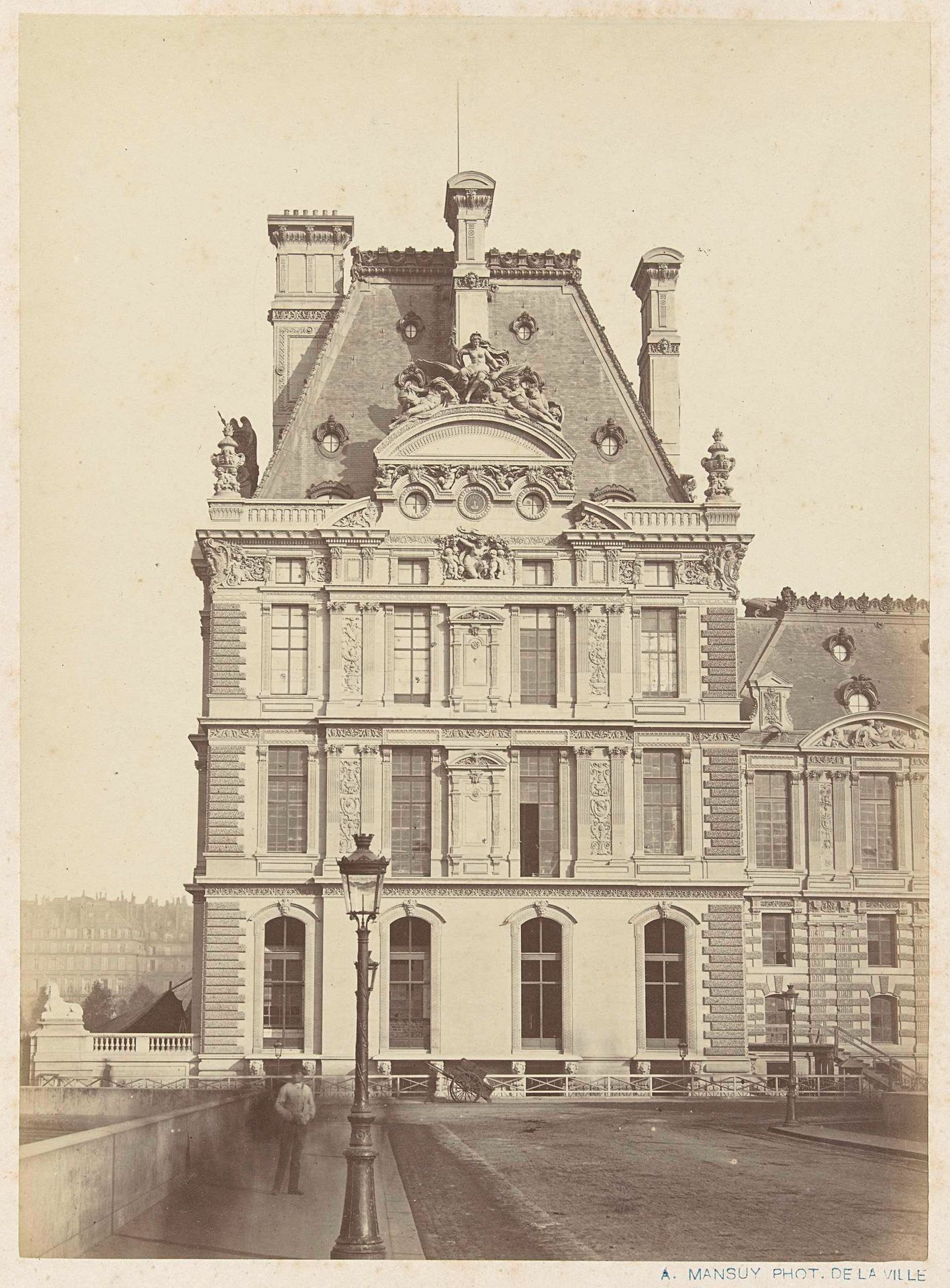 Paviljoen van het Louvre te Parijs by Albert Mansuy