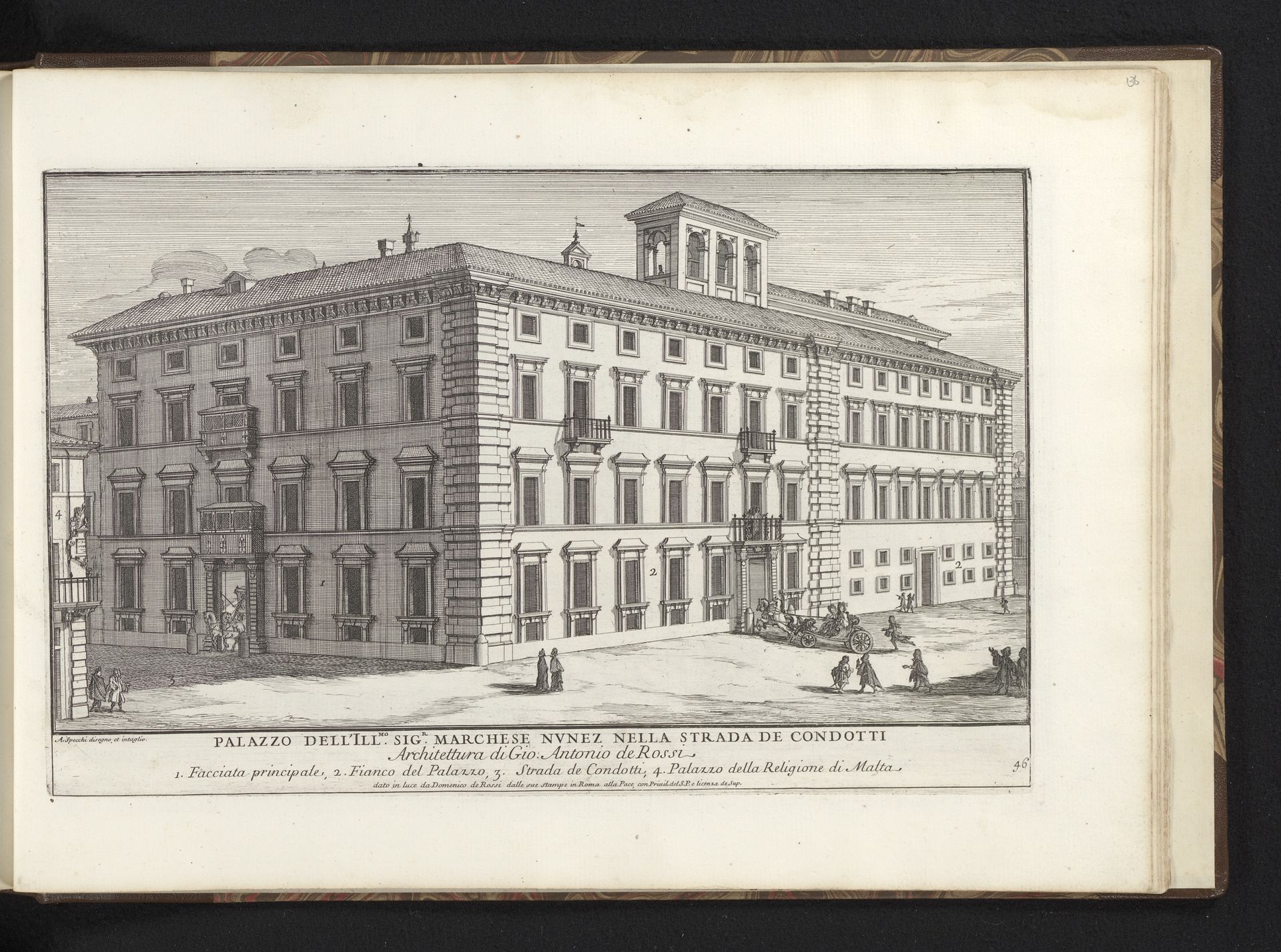 Palazzo Núñez-Torlonia te Rome by Alessandro Specchi