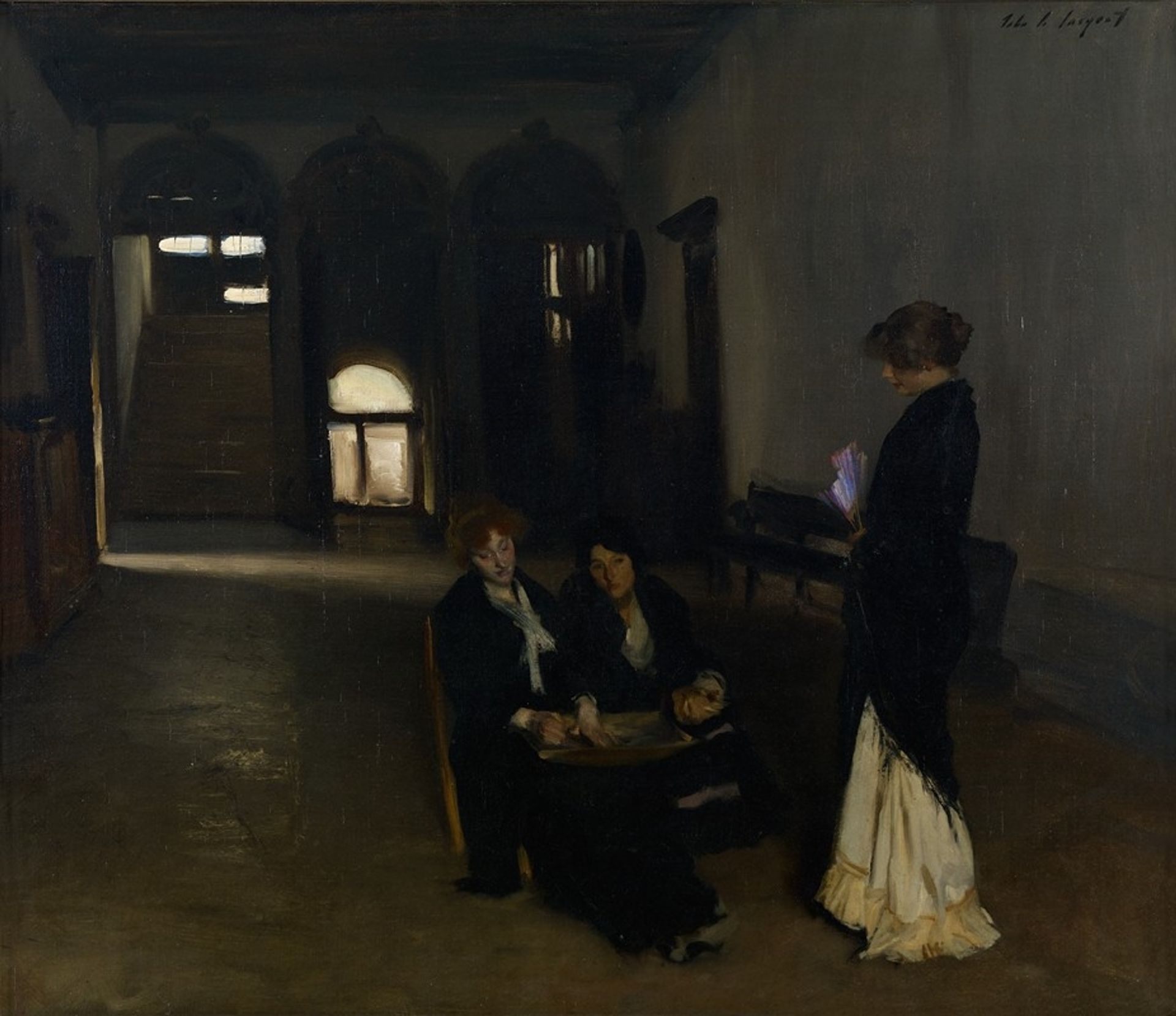 Venetian Bead Stringers by John Singer Sargent