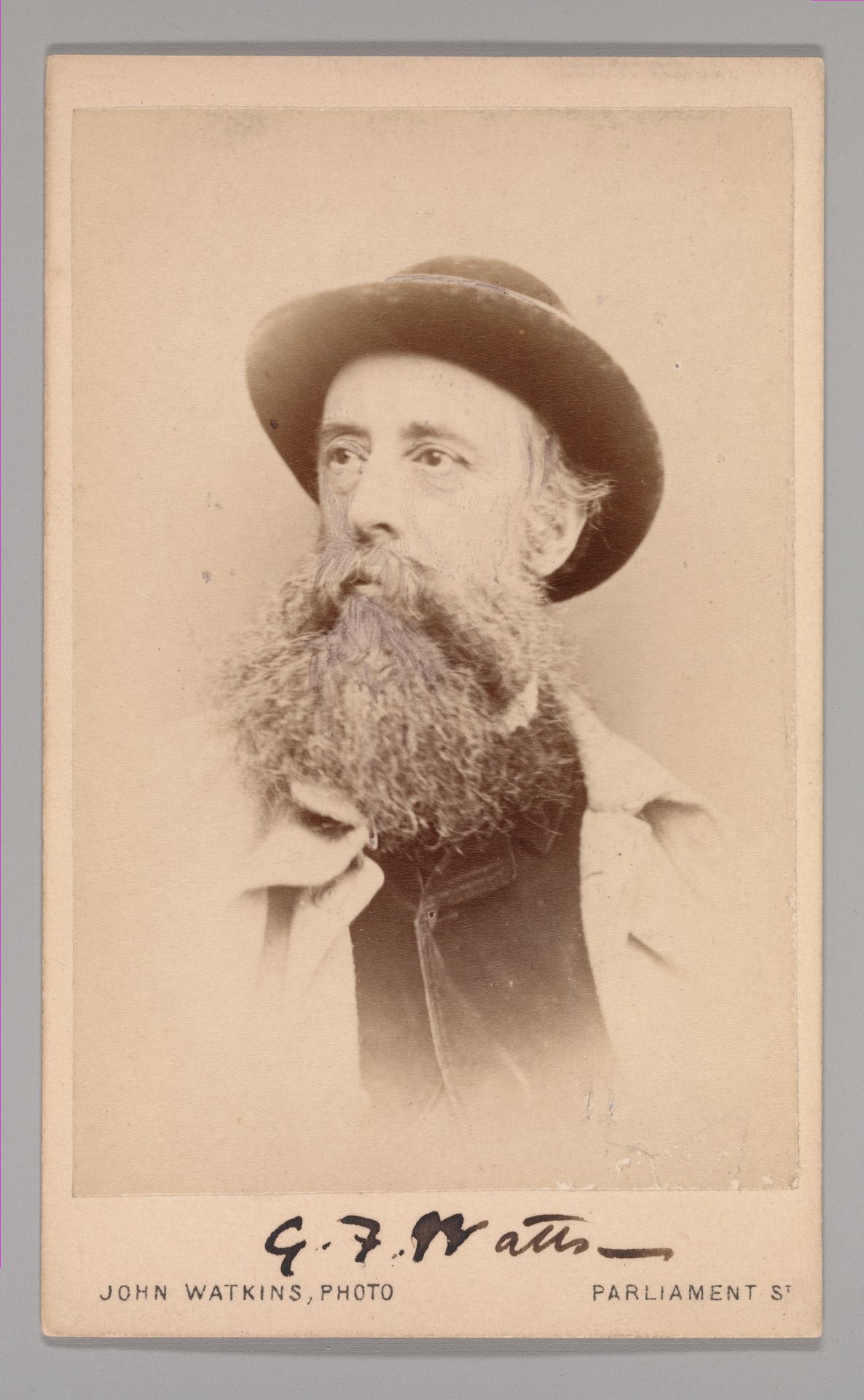 [George Frederick Watts] by John and Charles Watkins