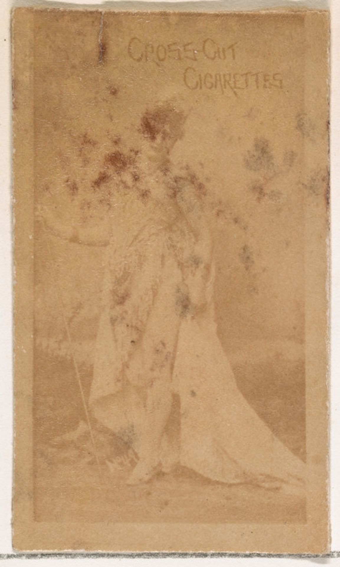 Card Number 49, from the Actors and Actresses series (N145-1) issued by Duke Sons & Co. to promote Cross Cut Cigarettes by W. Duke, Sons & Co.