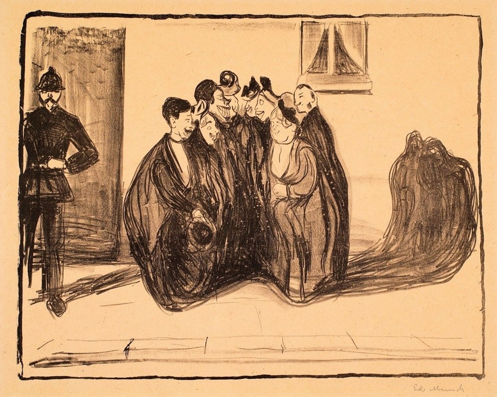 After the Party by Edvard Munch