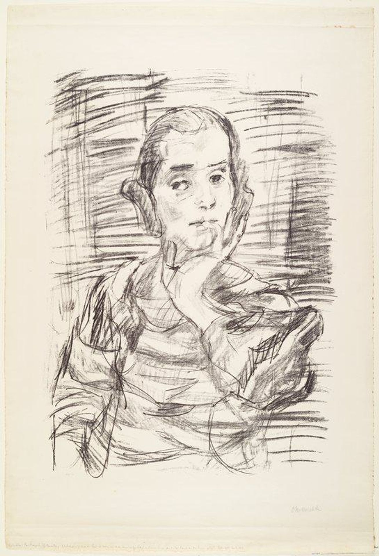 The Concert III by Oskar Kokoschka
