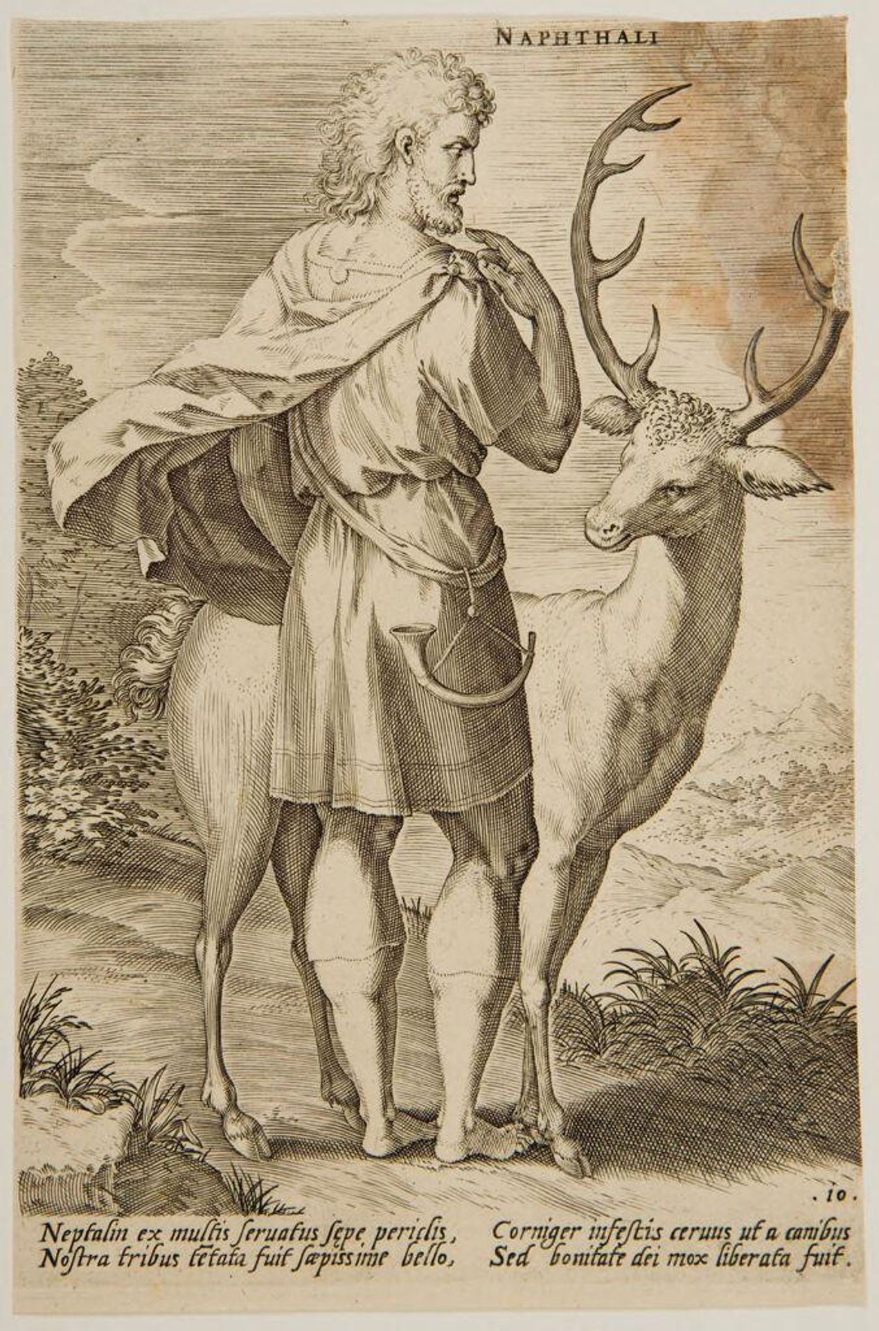Naphtali by Johann Sadeler I