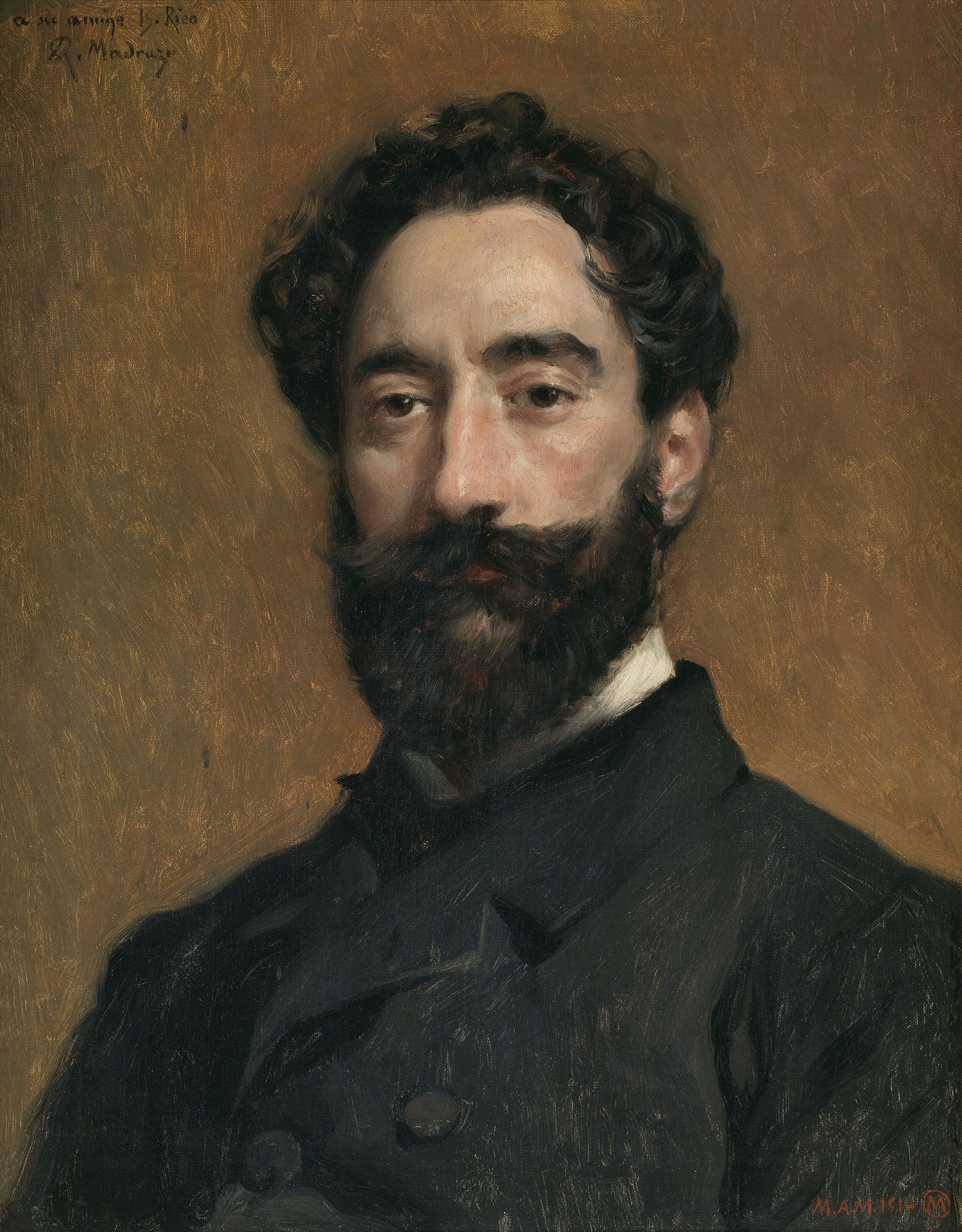 The Engraver Bernardo Rico by Raimundo de Madrazo