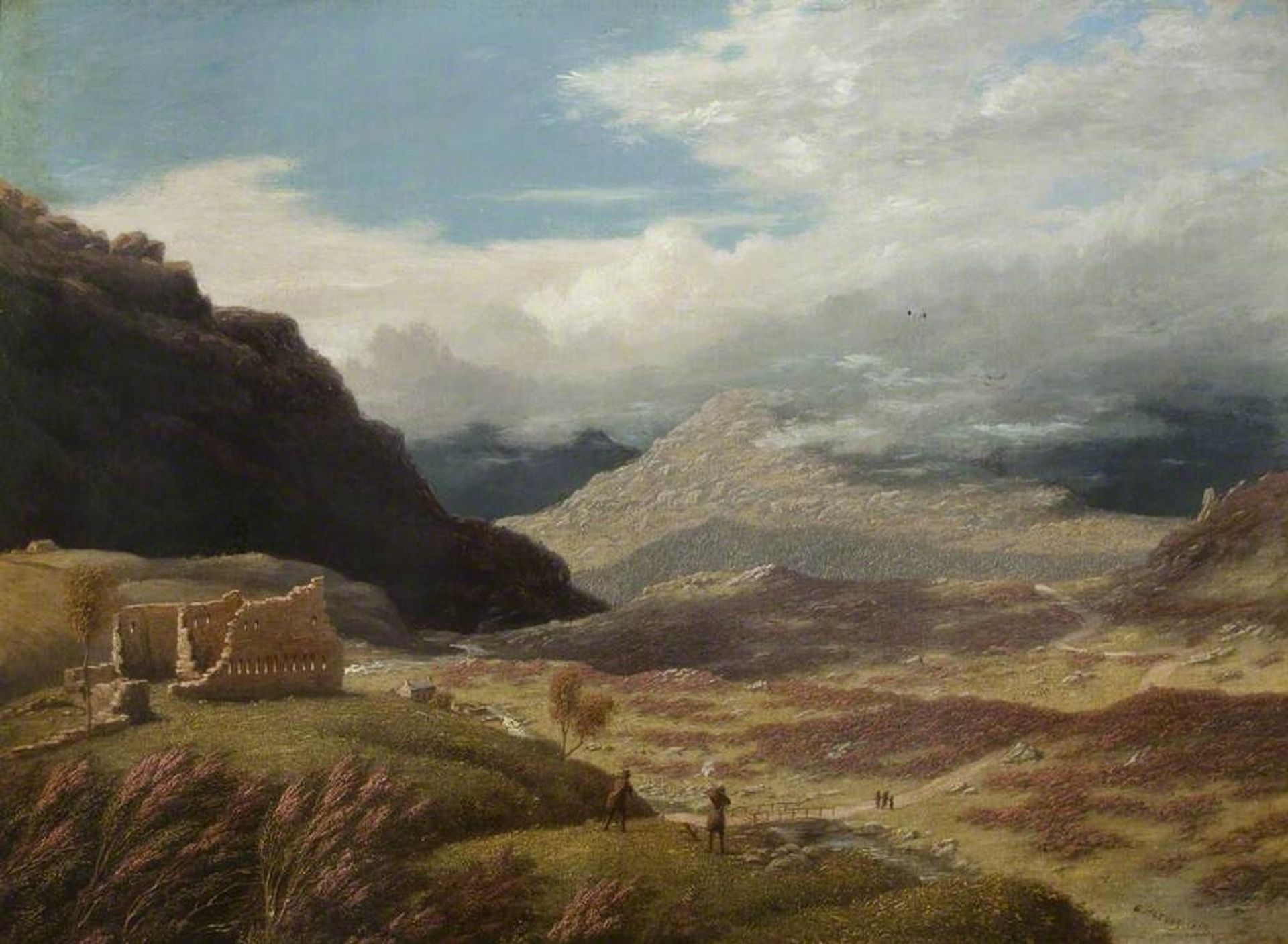 Rob Roy's Castle, Scotland by George Harvey