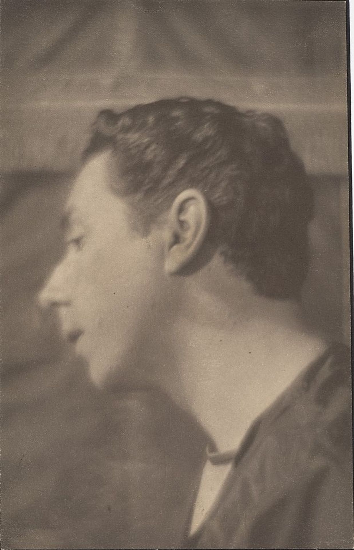 Portrait of Baron Adolph de Meyer by Gertrude Kasebier