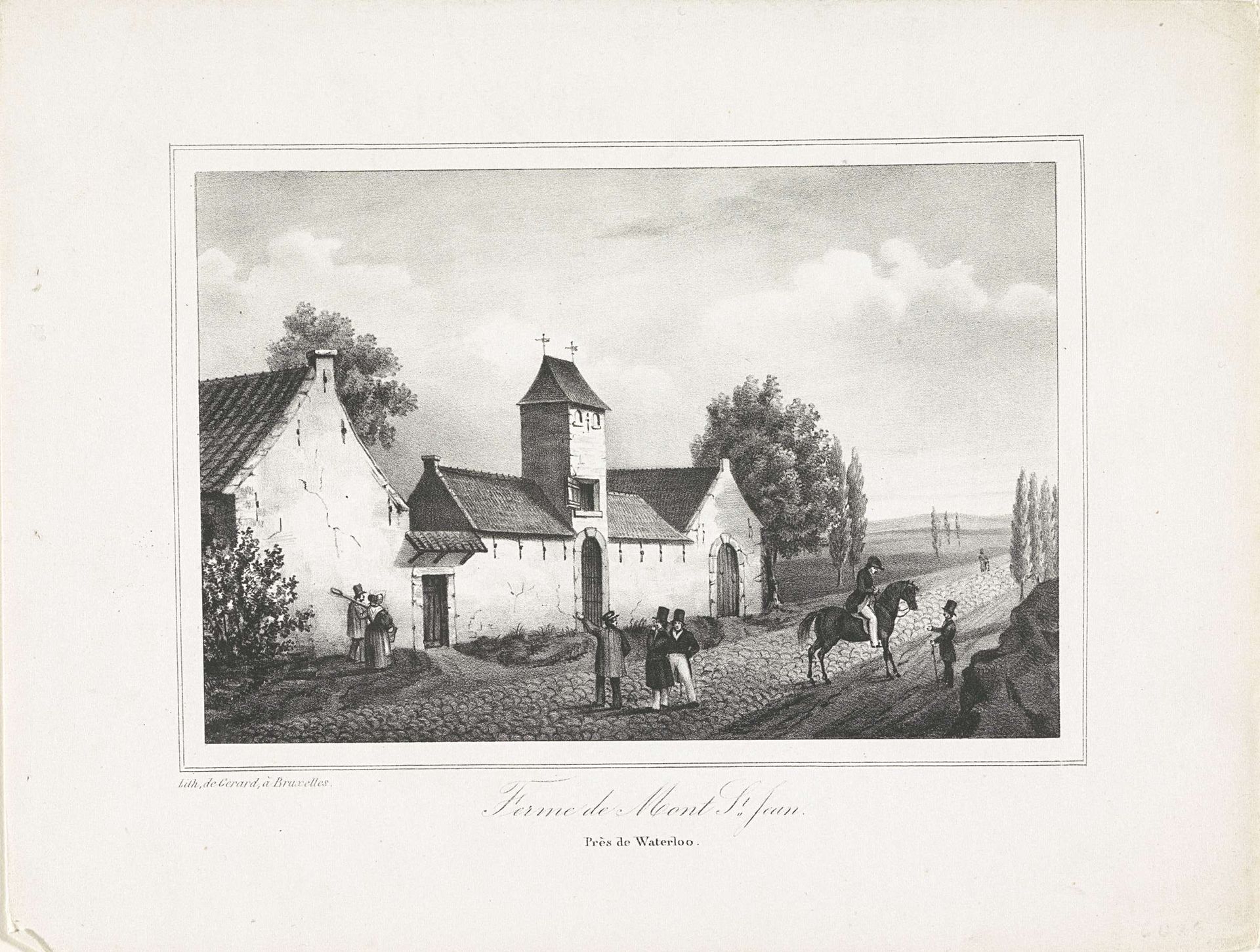 Hoeve in Mont-Saint-Jean by H. Gérard