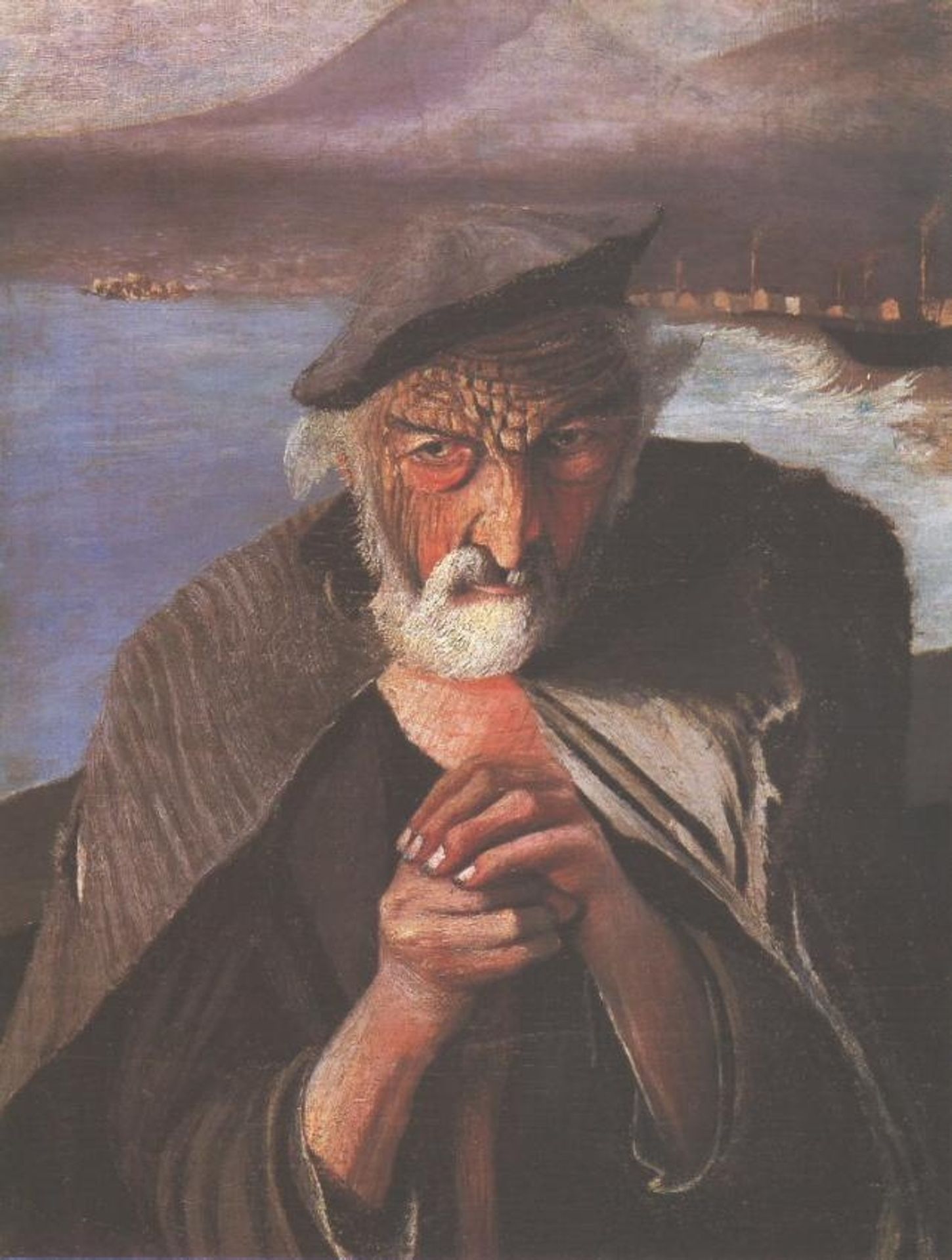 Old Fisherman by Tivadar Kosztka Csontvary