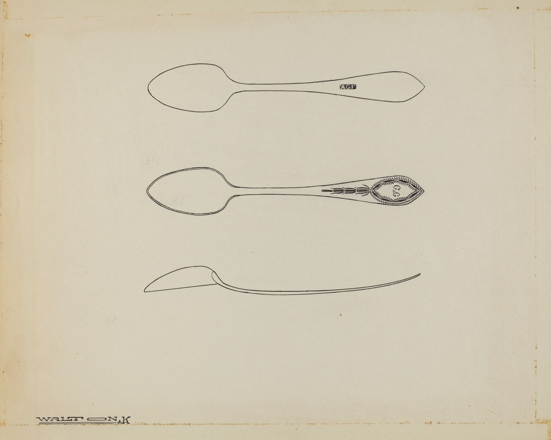 Silver Teaspoon by Kalamian Walton