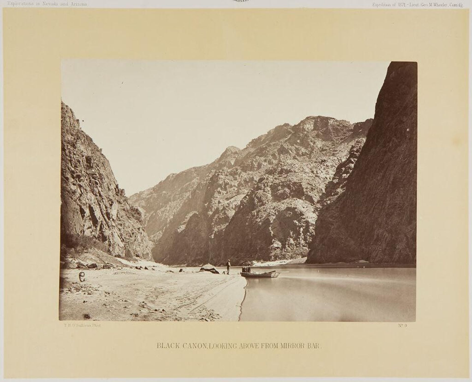 Black Canon, Looking Above from Mirror Bar by Timothy H. O'Sullivan