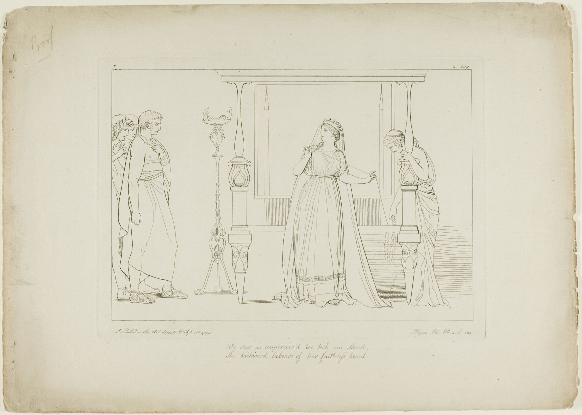 Illustration to Pope's Odyssey by Tommaso Piroli