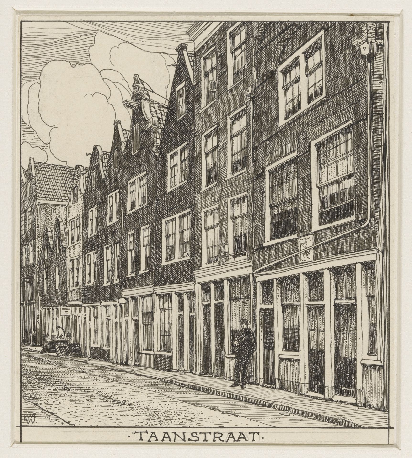 Taanstraat te Amsterdam by Willem Wenckebach
