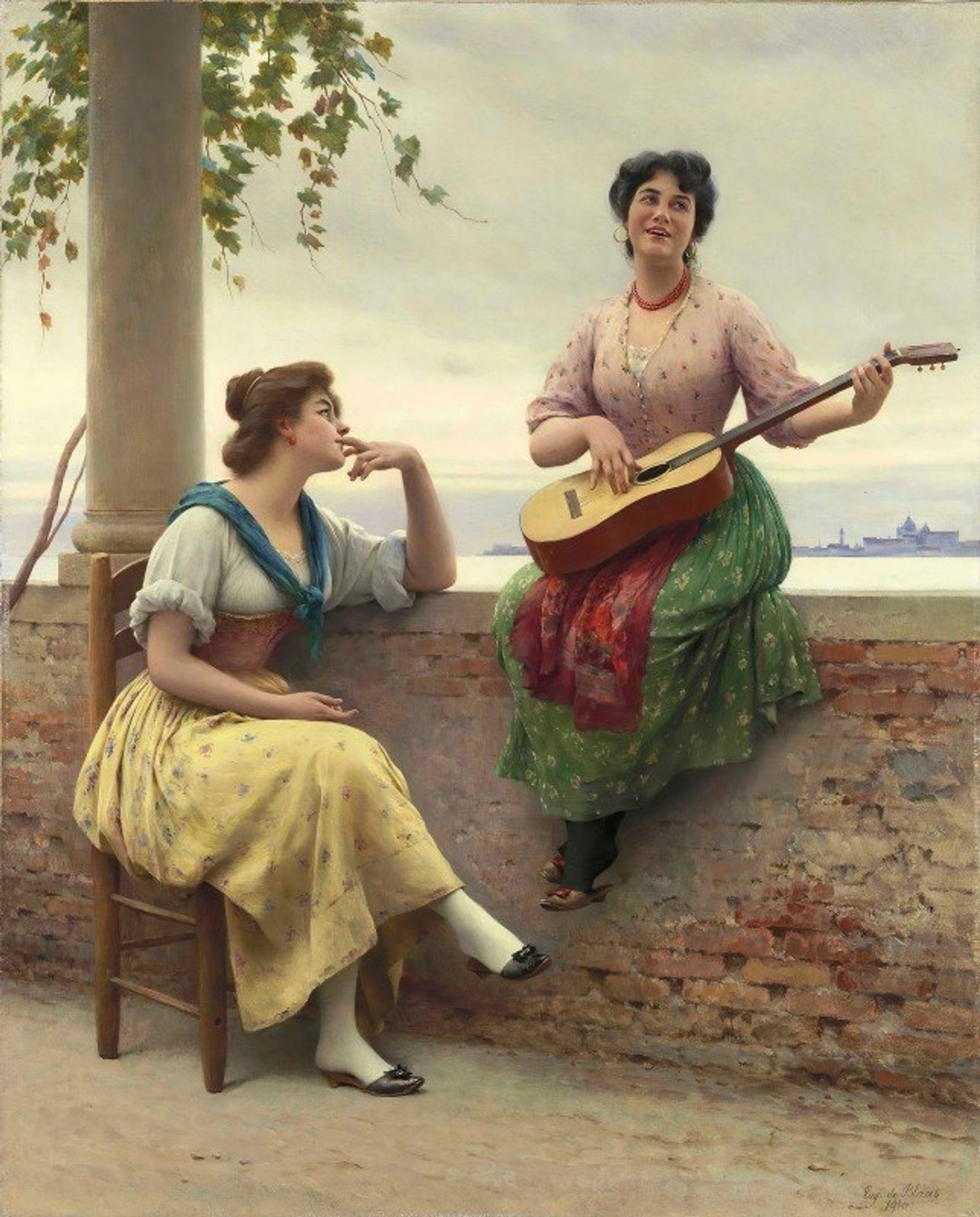 Venetian Melody by Eugen von Blaas