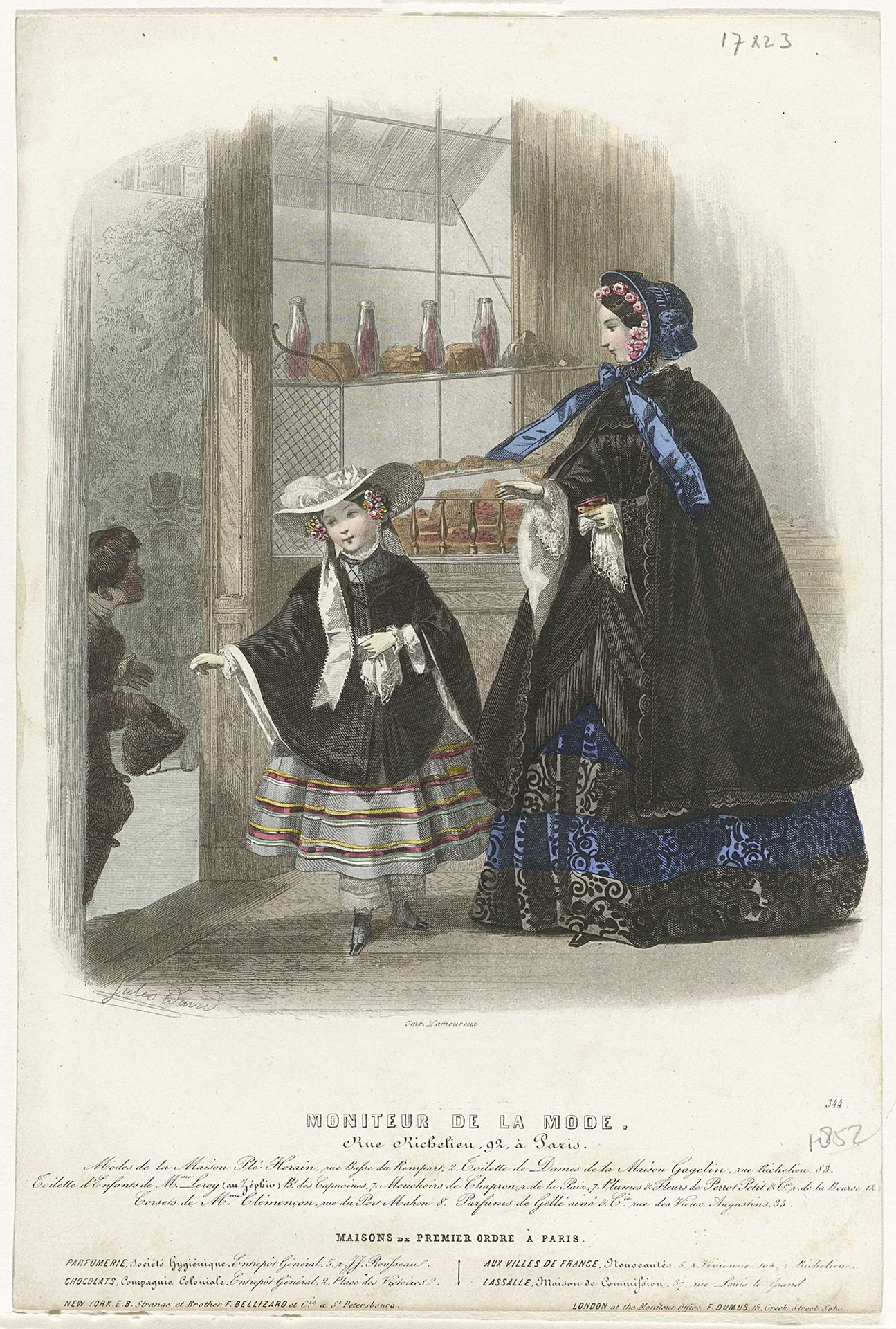 Le Moniteur de la mode, 1852, No. 344 : Modes de la Maison (...) by Anonymous
