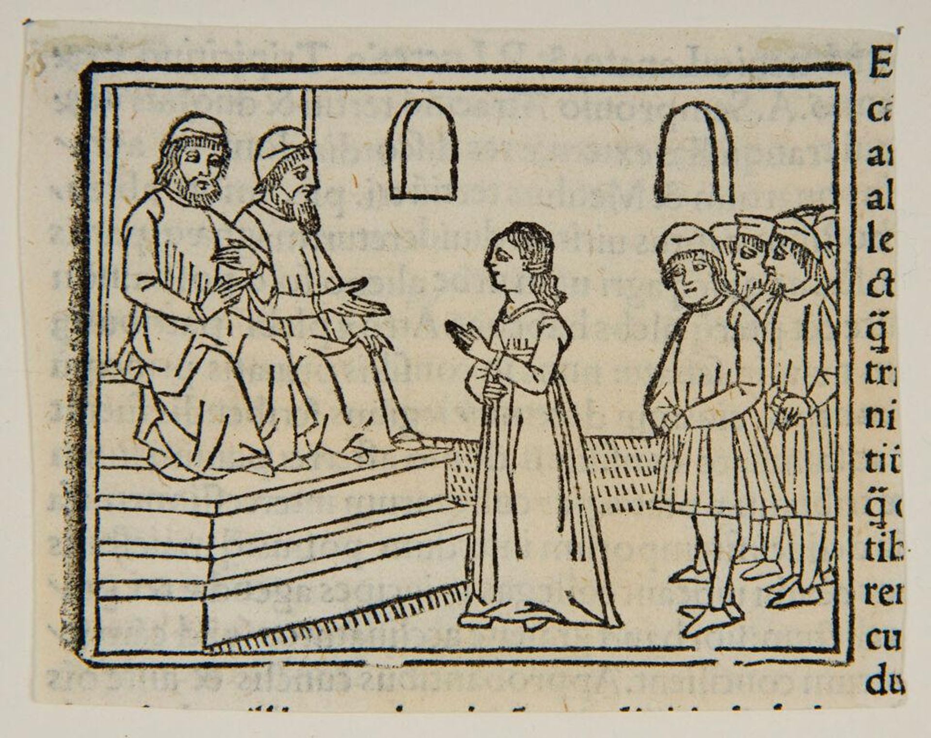 Book IV.44.  Postumia is charged and freed from breach of chasitity {Primae Decadis Liber Quartus p. XL} by Anonymous